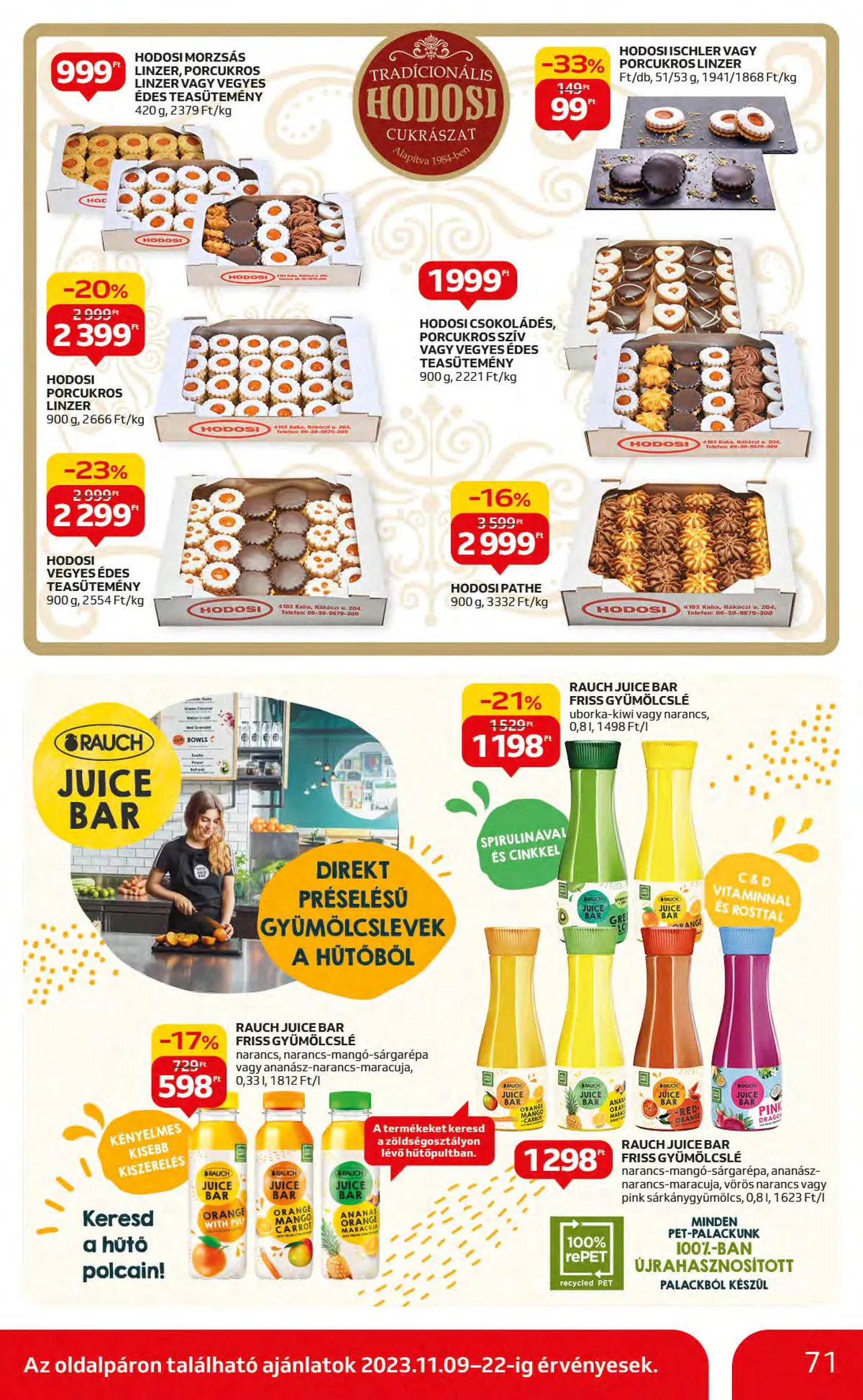 Auchan akciós újság Hipermarket 11.09–11.15 – 71. oldal
