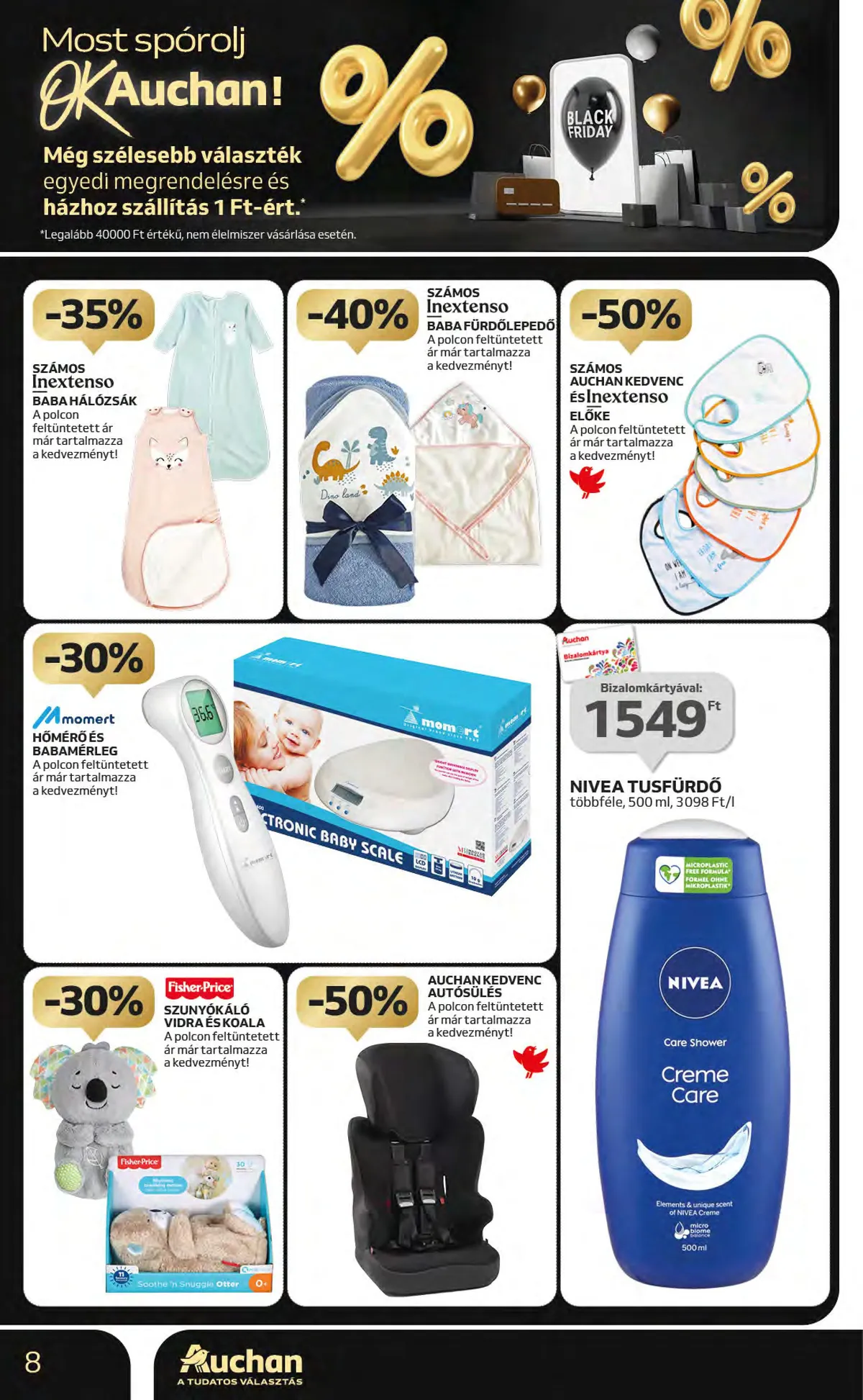 Auchan akciós újság Hipermarket 11.09–11.15 – 8. oldal