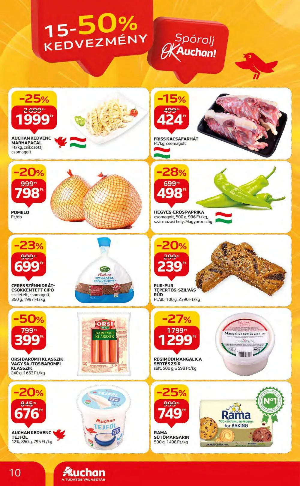 Auchan akciós újság Hipermarket 11.16–11.22 – 10. oldal