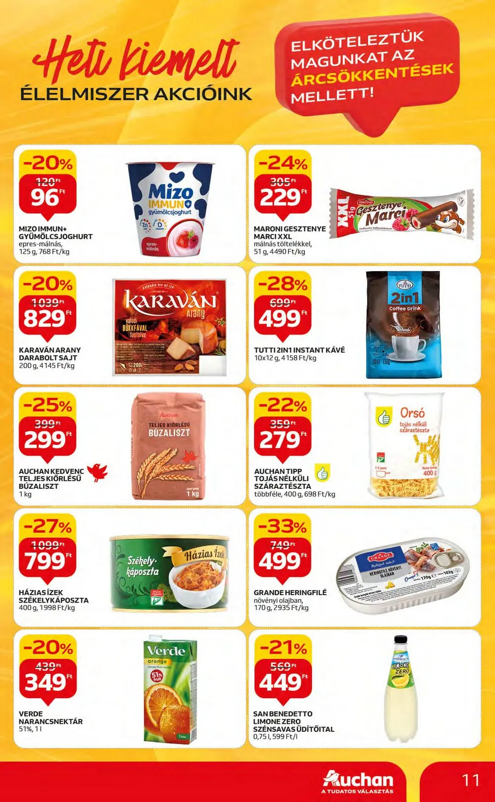 Auchan akciós újság Hipermarket 11.16–11.22 – 11. oldal