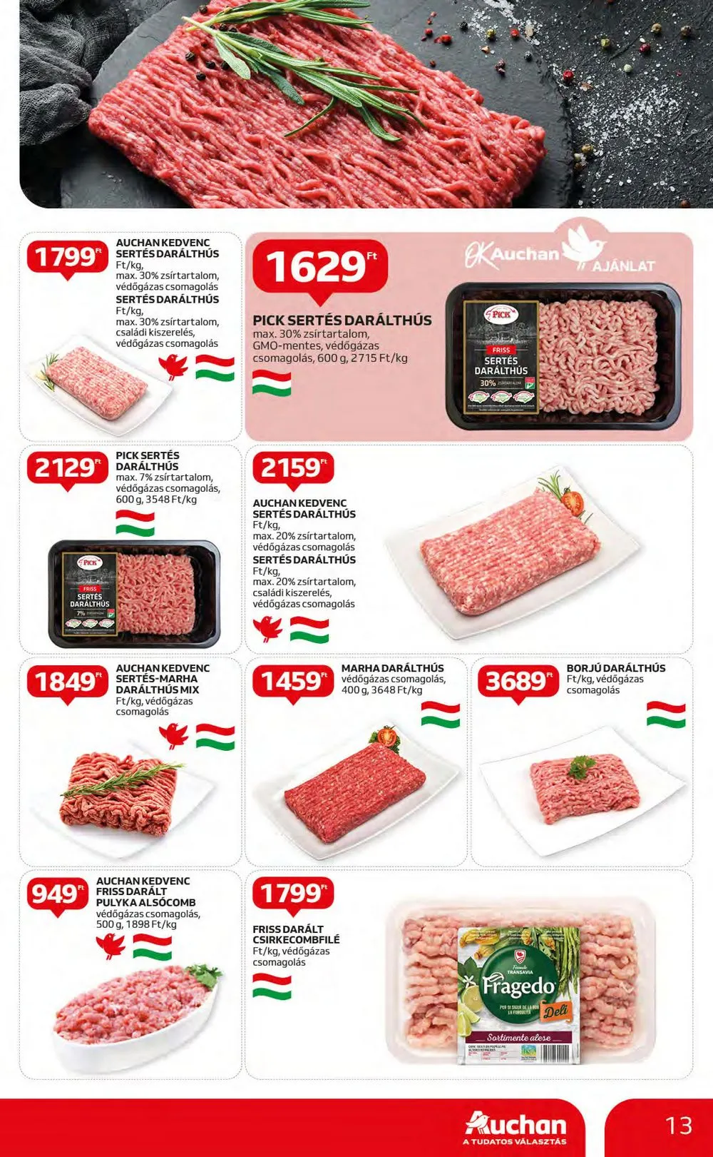 Auchan akciós újság Hipermarket 11.16–11.22 – 13. oldal
