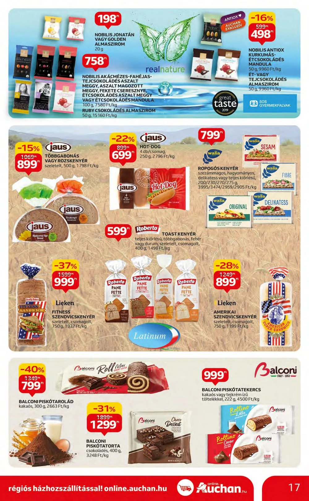 Auchan akciós újság Hipermarket 11.16–11.22 – 17. oldal