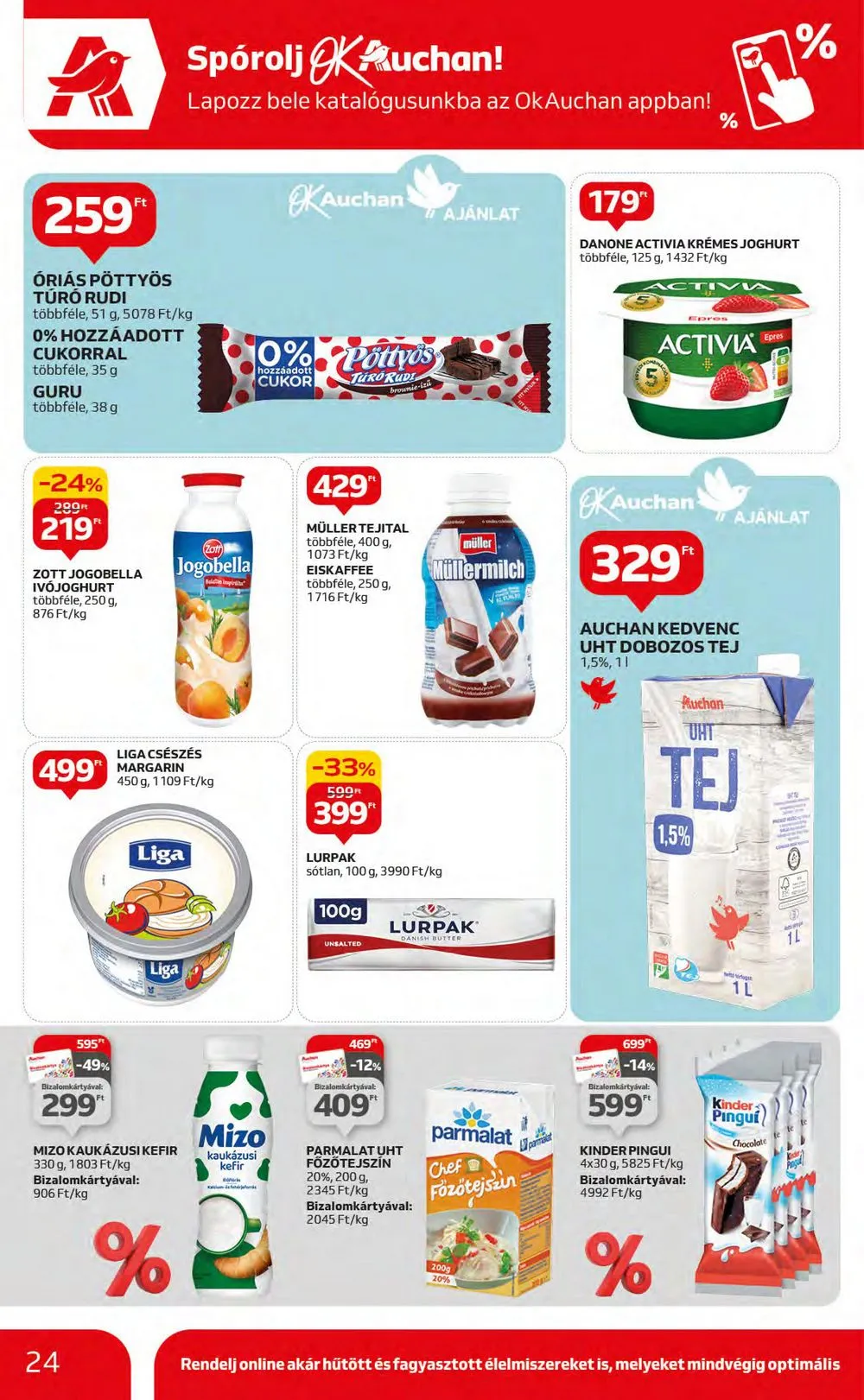 Auchan akciós újság Hipermarket 11.16–11.22 – 24. oldal
