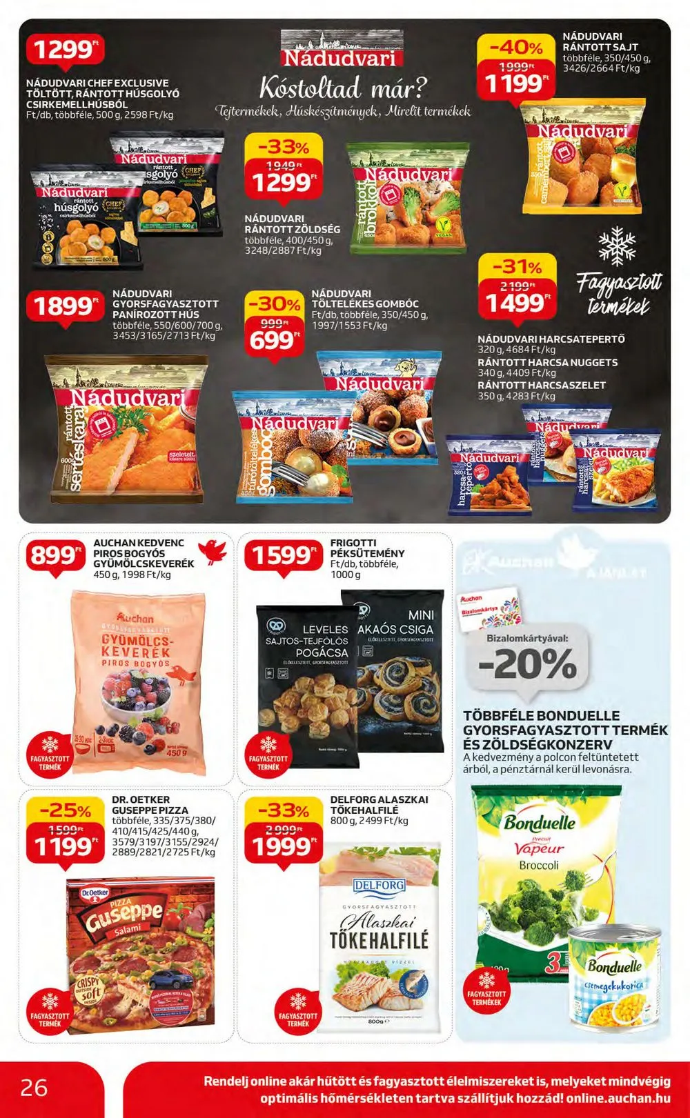 Auchan akciós újság Hipermarket 11.16–11.22 – 26. oldal