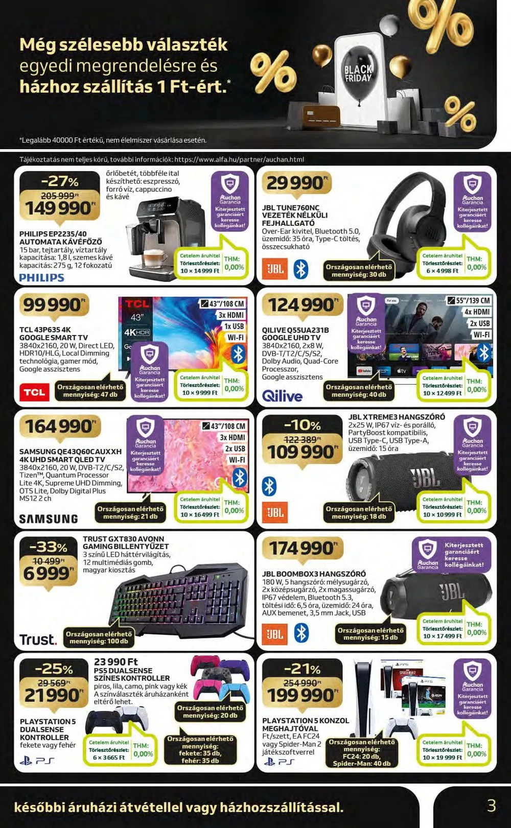 Auchan akciós újság Hipermarket 11.16–11.22 – 3. oldal