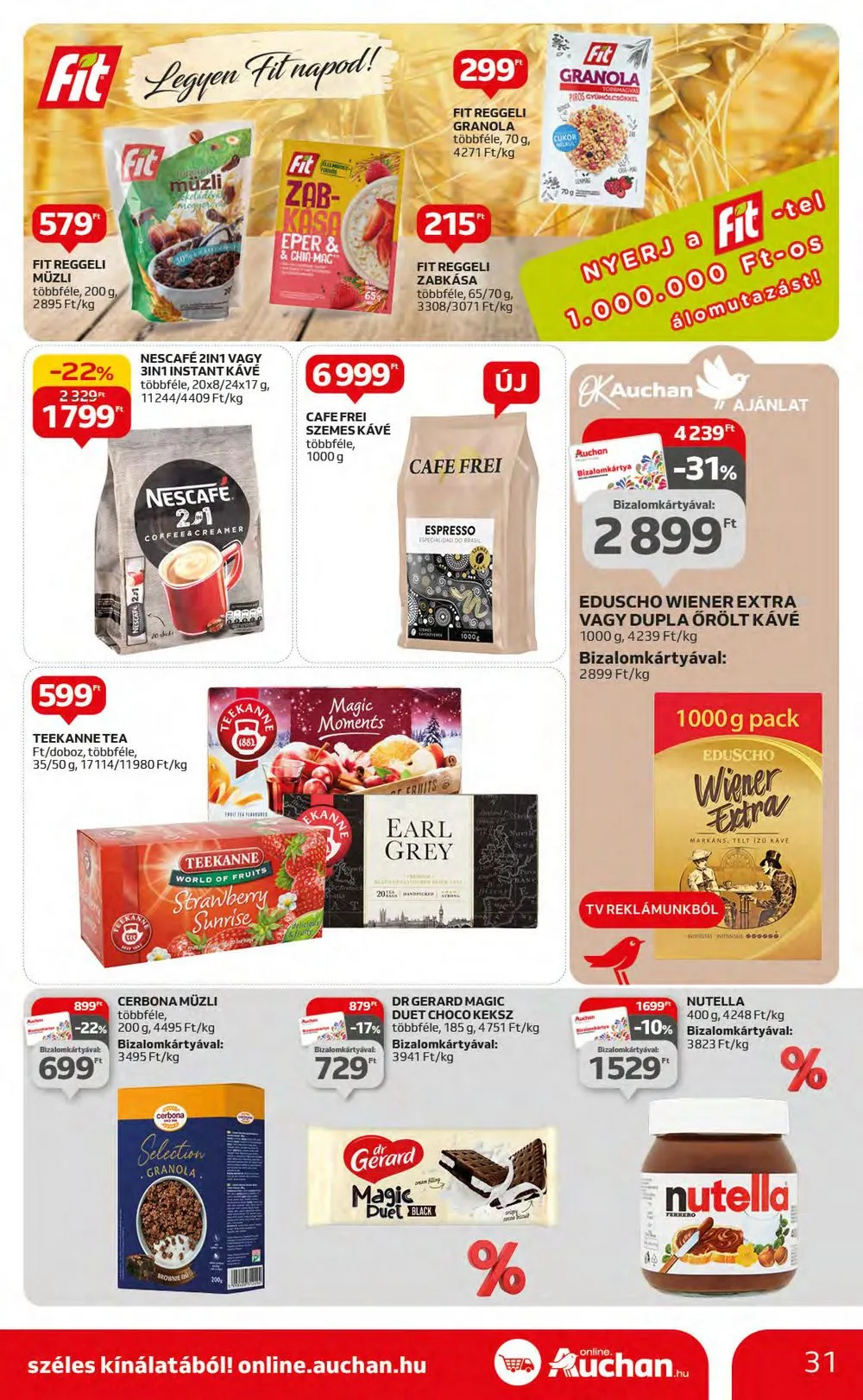 Auchan akciós újság Hipermarket 11.16–11.22 – 31. oldal