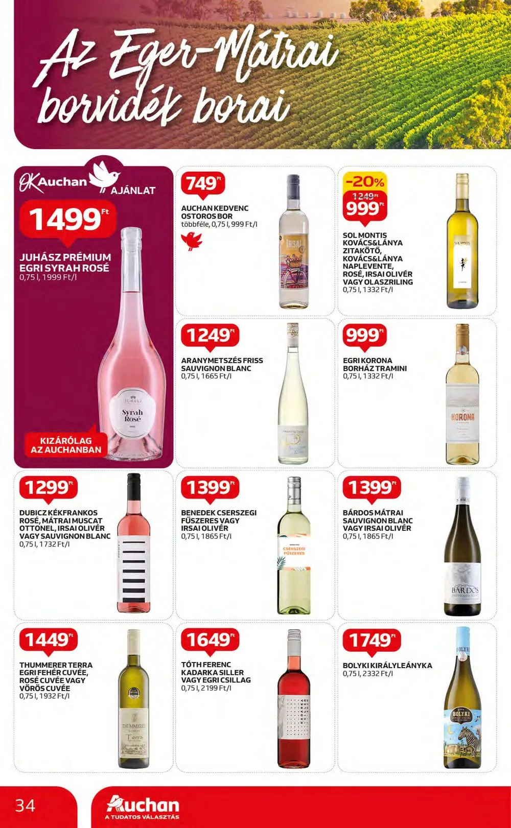Auchan akciós újság Hipermarket 11.16–11.22 – 34. oldal