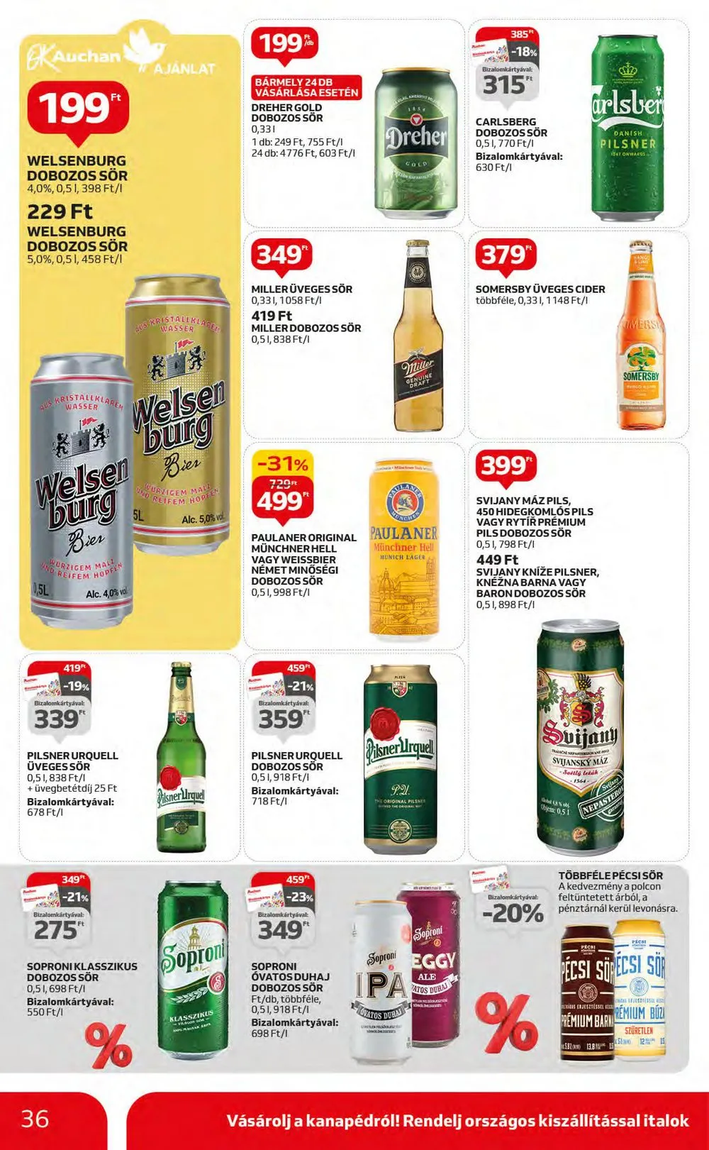 Auchan akciós újság Hipermarket 11.16–11.22 – 36. oldal
