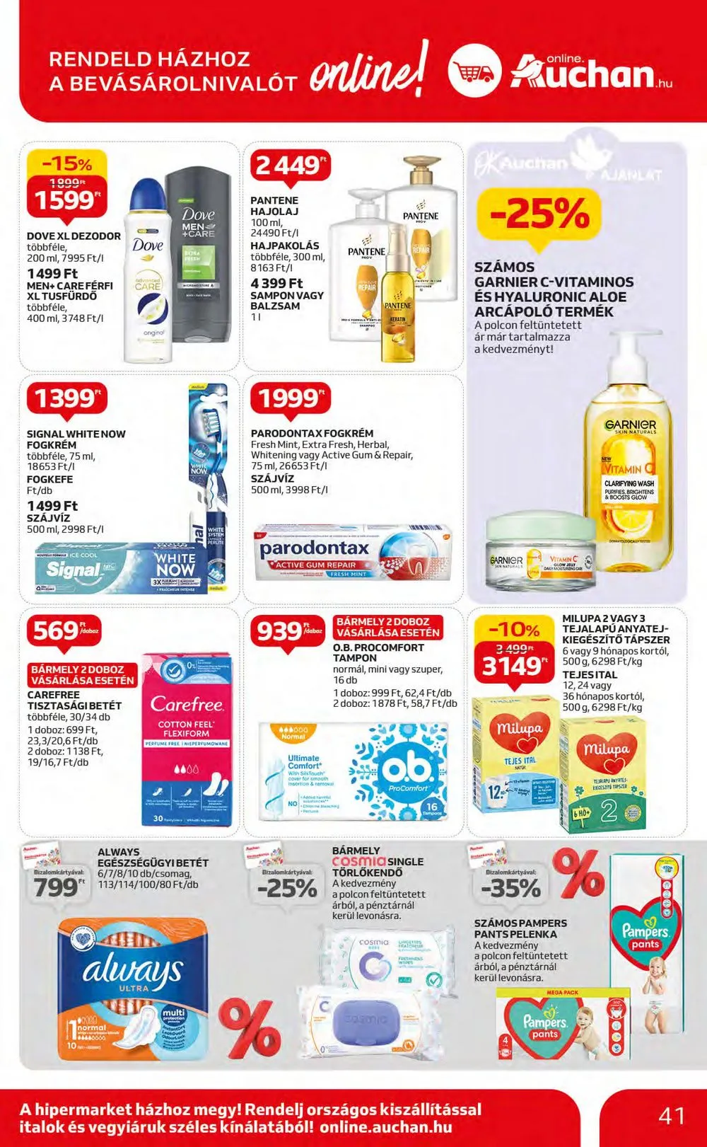 Auchan akciós újság Hipermarket 11.16–11.22 – 41. oldal