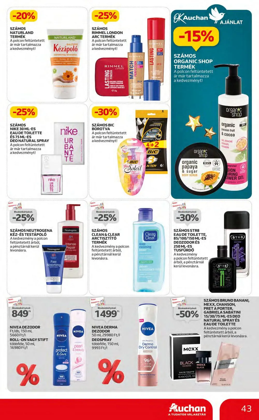 Auchan akciós újság Hipermarket 11.16–11.22 – 43. oldal