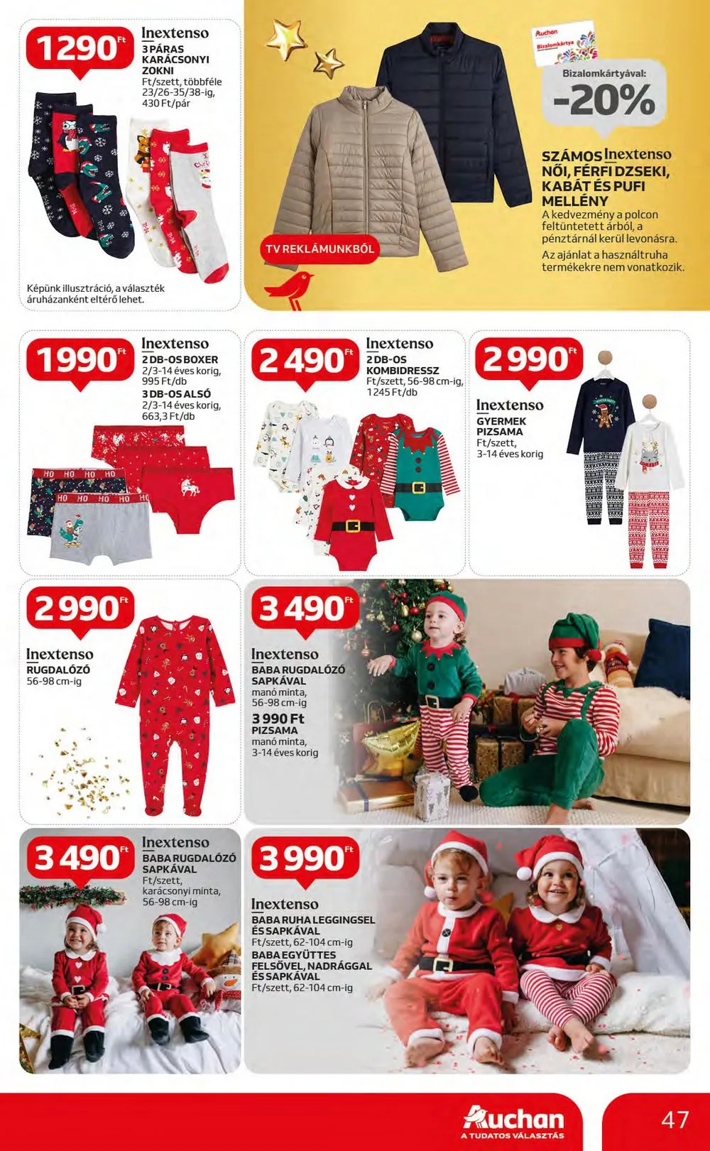 Auchan akciós újság Hipermarket 11.16–11.22 – 47. oldal