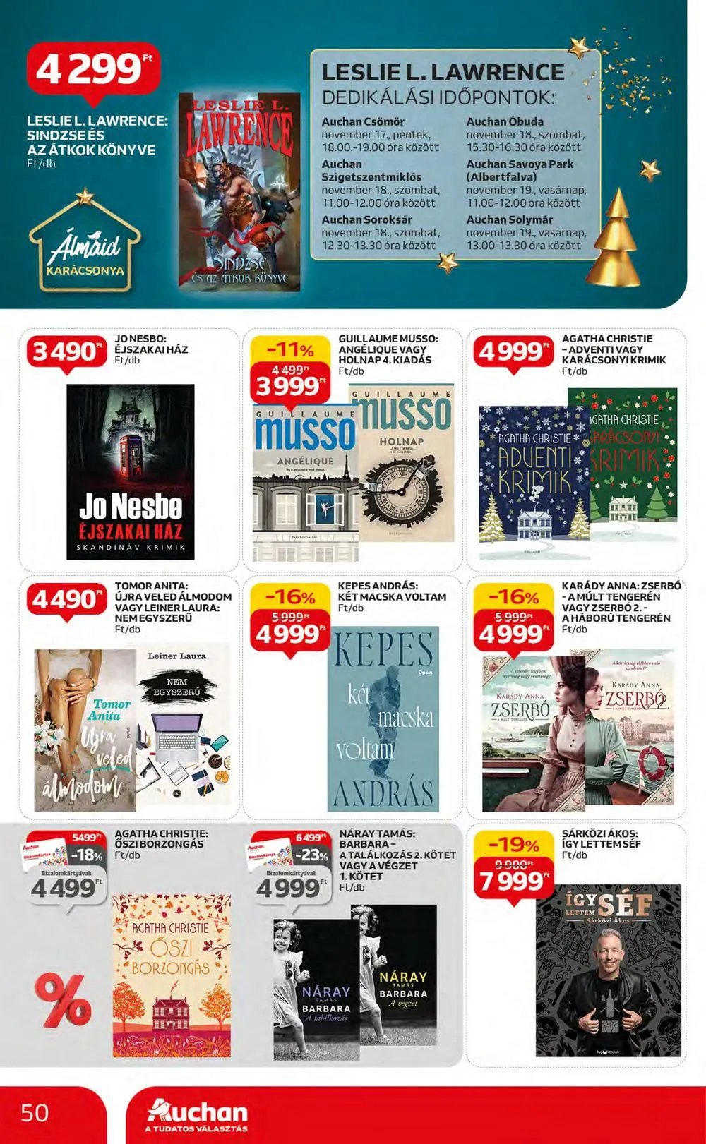 Auchan akciós újság Hipermarket 11.16–11.22 – 50. oldal