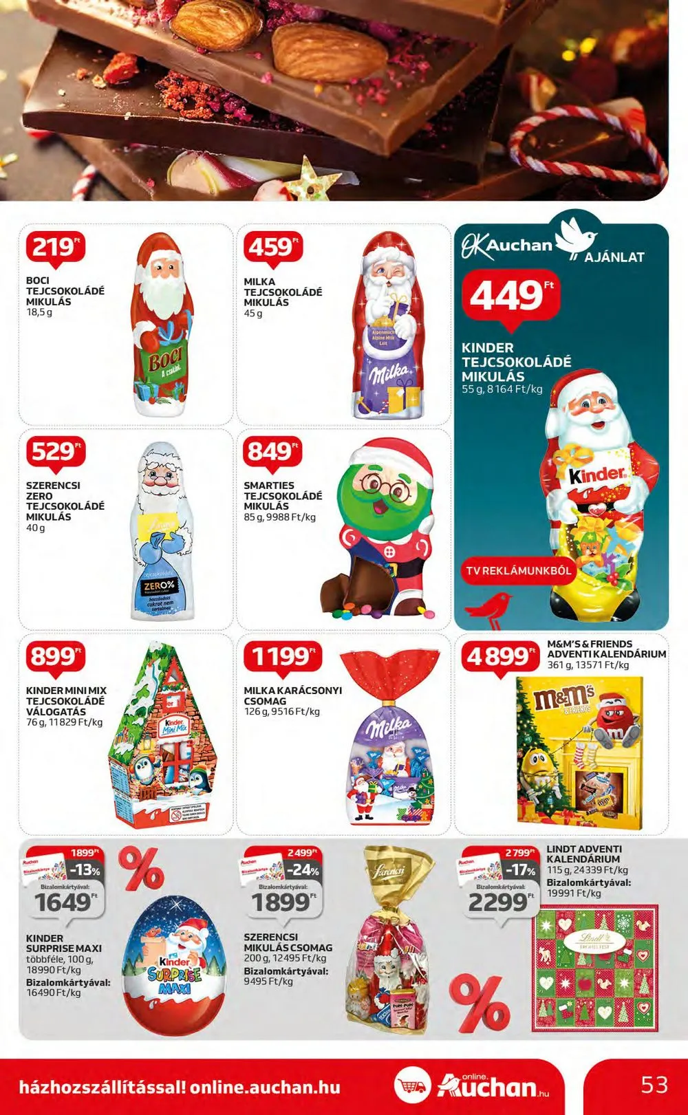 Auchan akciós újság Hipermarket 11.16–11.22 – 53. oldal