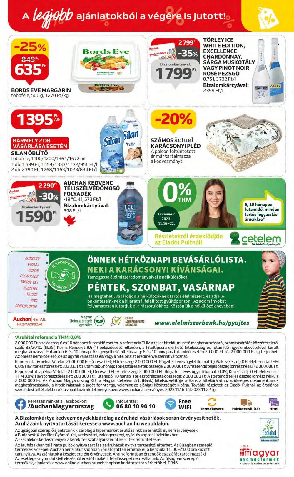 Auchan akciós újság Hipermarket 11.16–11.22 – 62. oldal