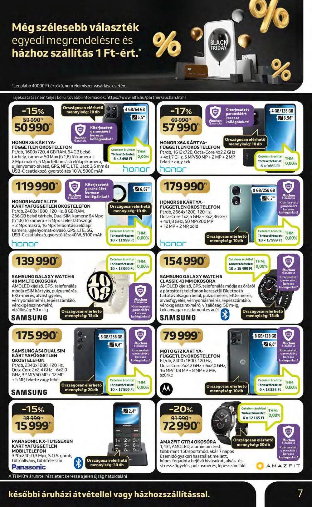 Auchan akciós újság Hipermarket 11.16–11.22 – 7. oldal
