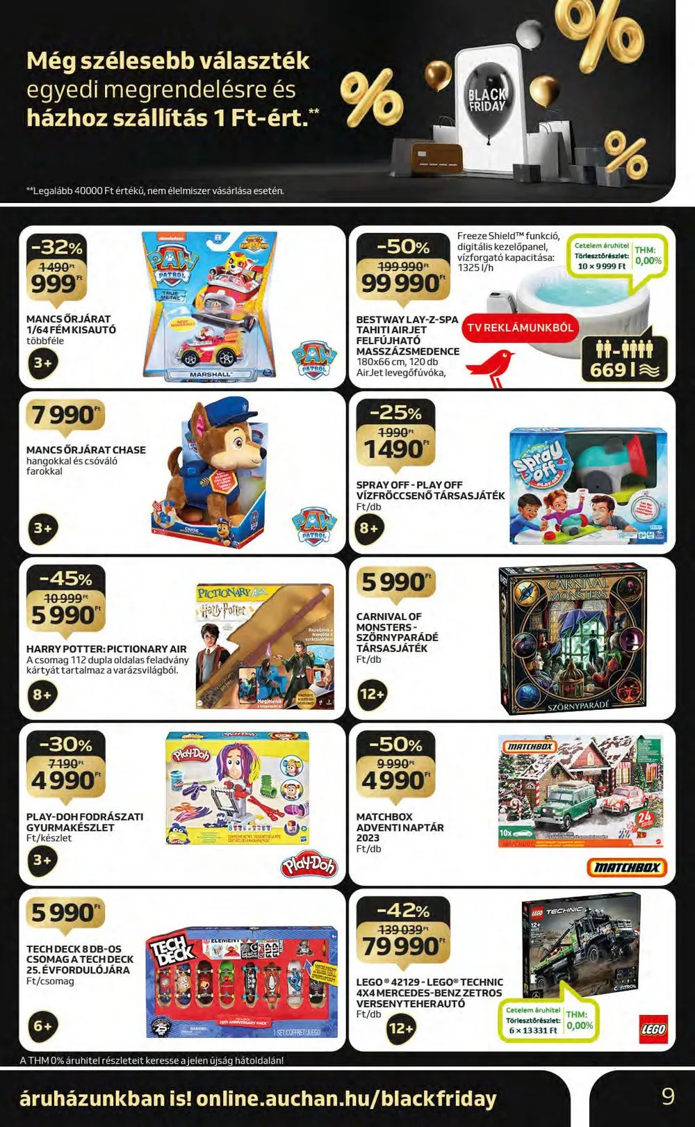 Auchan akciós újság Hipermarket 11.16–11.22 – 9. oldal