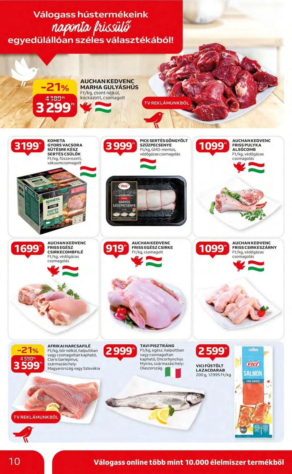 Auchan akciós újság Hipermarket 11.23–11.29 – 10. oldal