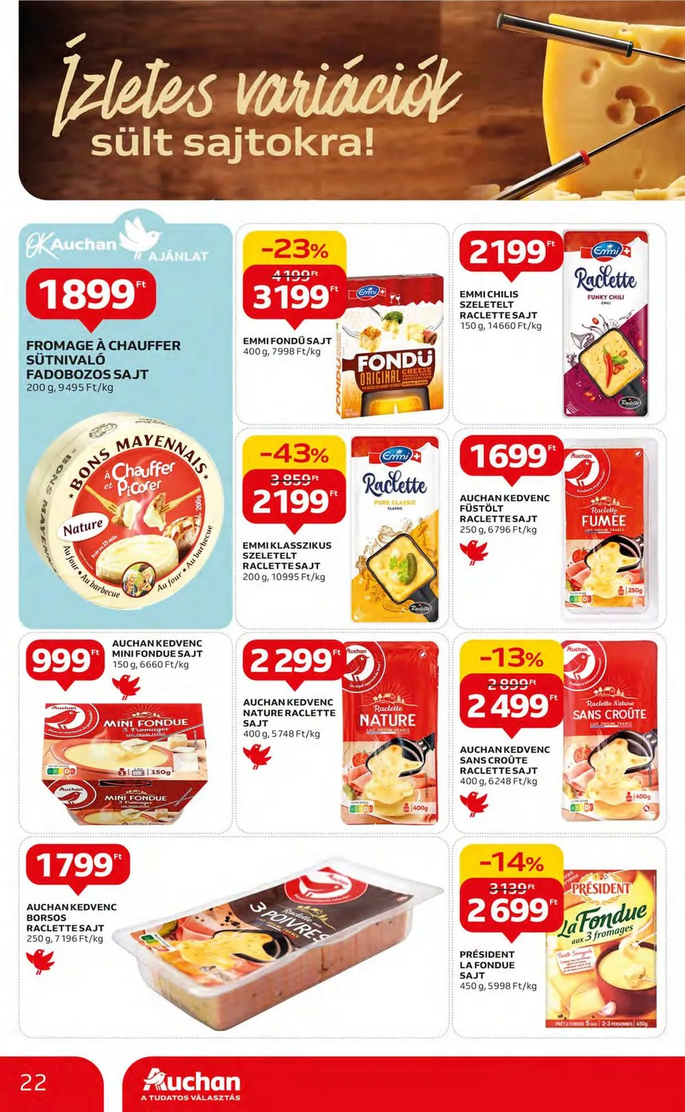 Auchan akciós újság Hipermarket 11.23–11.29 – 22. oldal