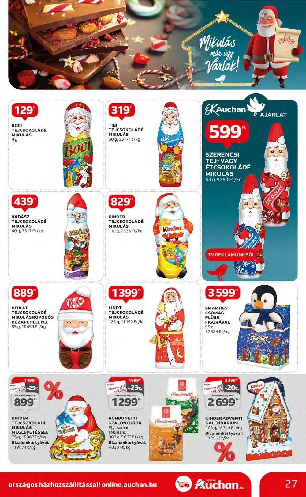 Auchan akciós újság Hipermarket 11.23–11.29 – 27. oldal