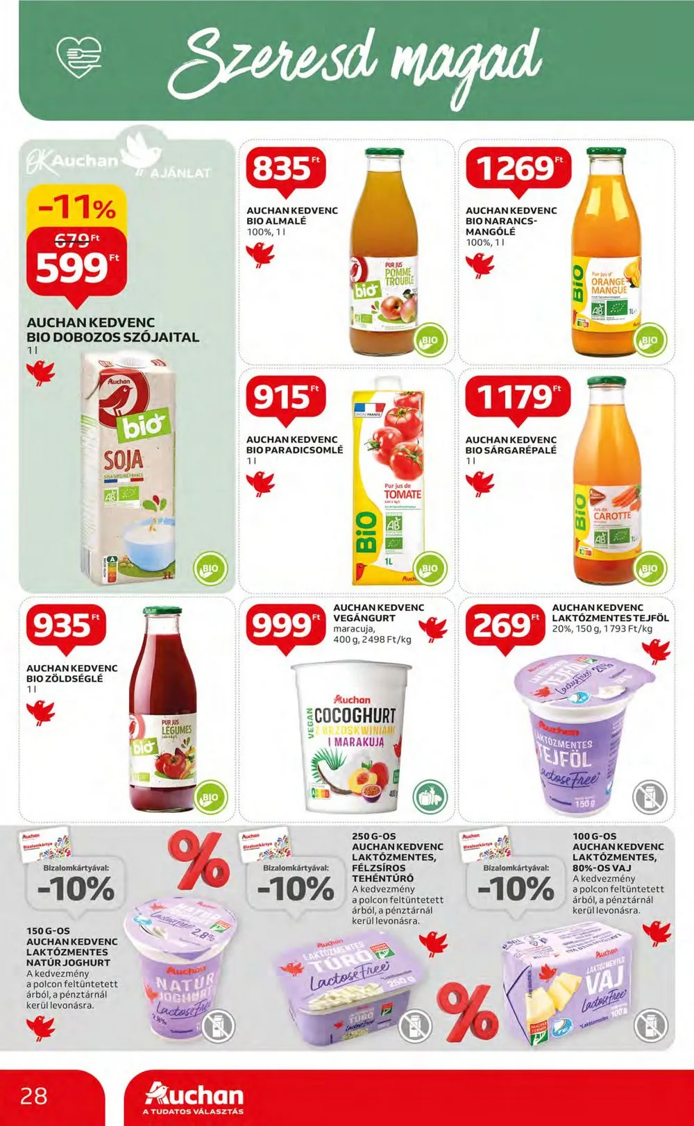 Auchan akciós újság Hipermarket 11.23–11.29 – 28. oldal