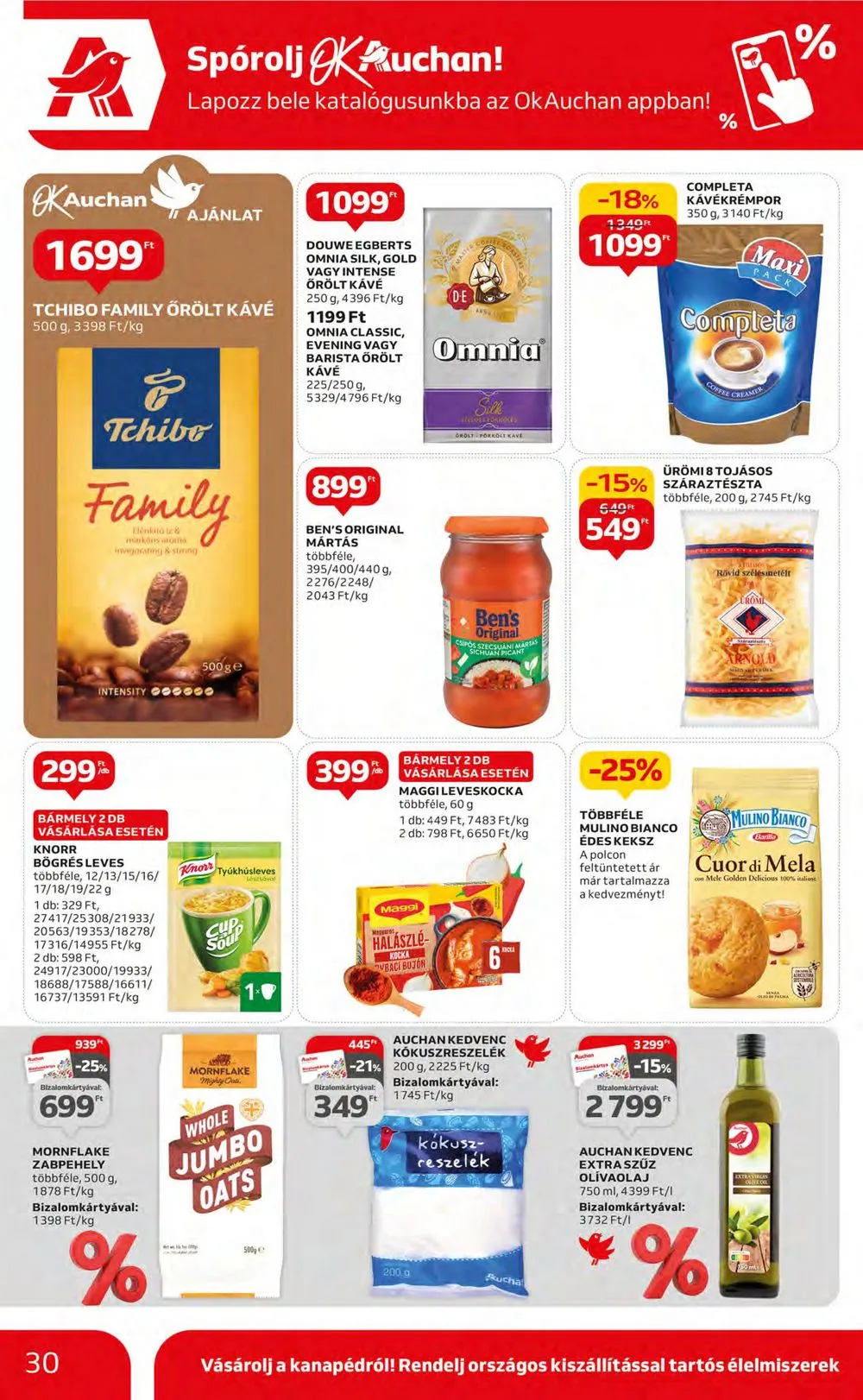 Auchan akciós újság Hipermarket 11.23–11.29 – 30. oldal