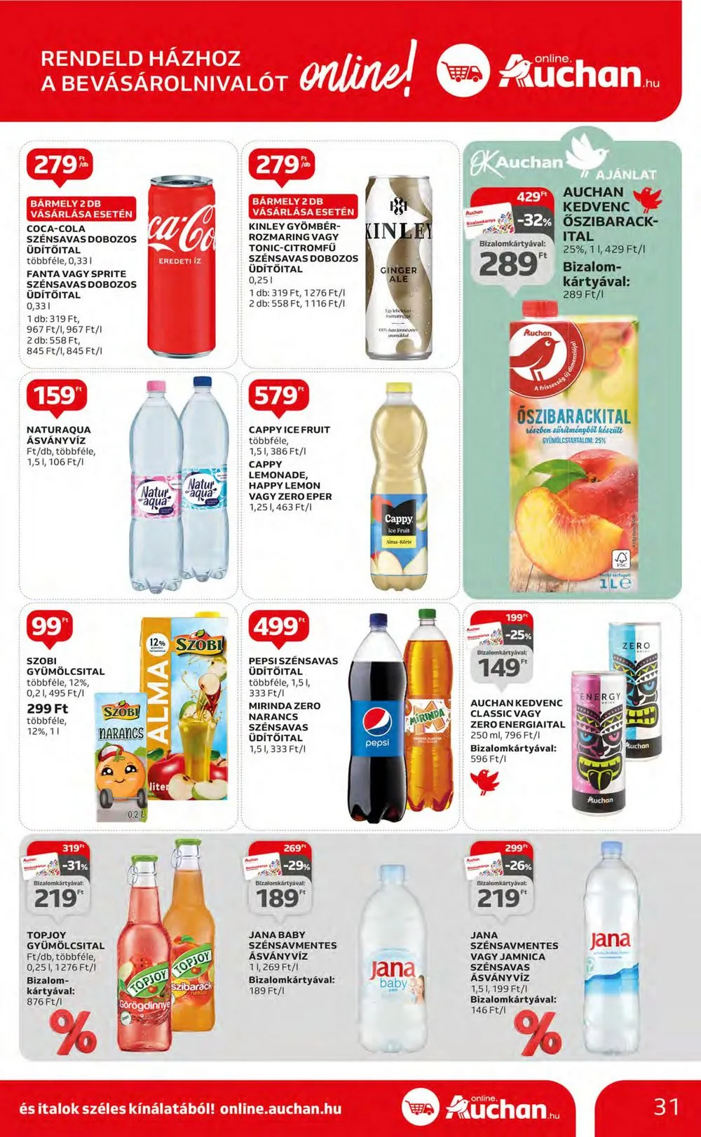 Auchan akciós újság Hipermarket 11.23–11.29 – 31. oldal