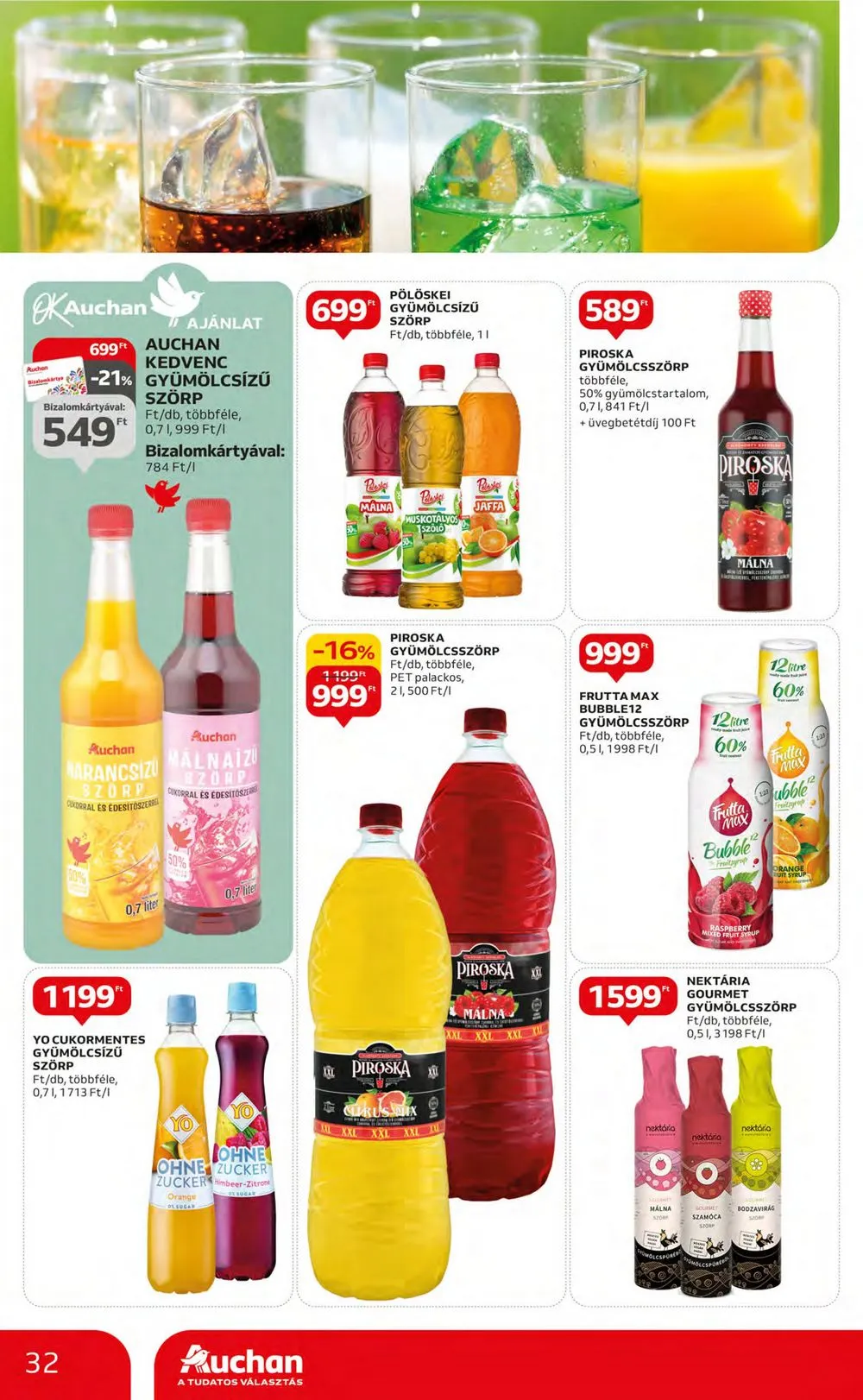 Auchan akciós újság Hipermarket 11.23–11.29 – 32. oldal