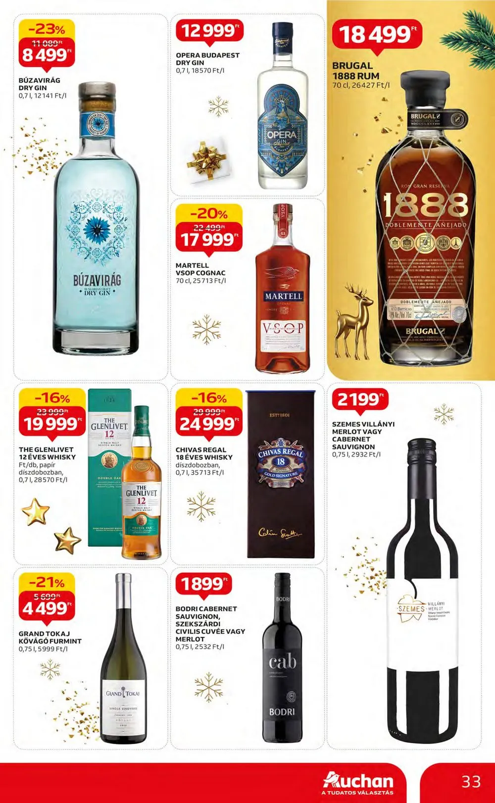 Auchan akciós újság Hipermarket 11.23–11.29 – 33. oldal