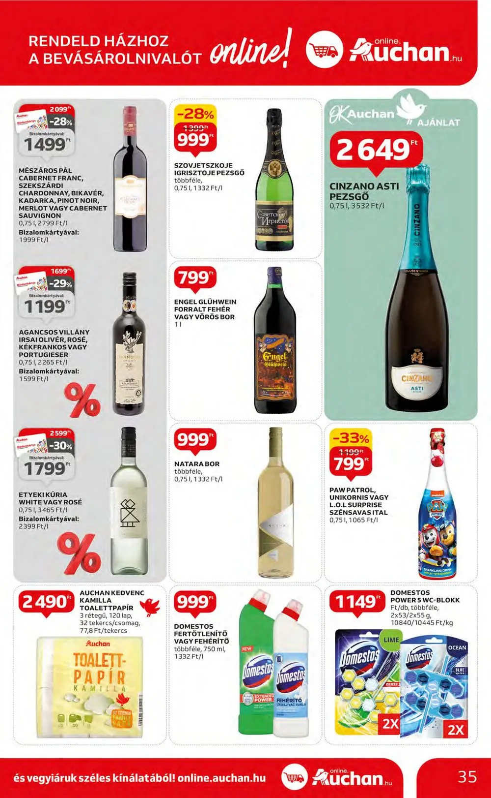Auchan akciós újság Hipermarket 11.23–11.29 – 35. oldal