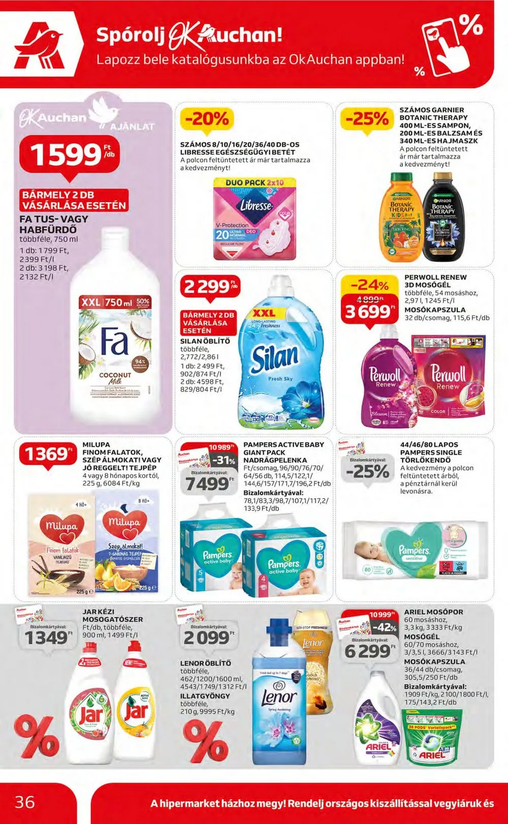 Auchan akciós újság Hipermarket 11.23–11.29 – 36. oldal