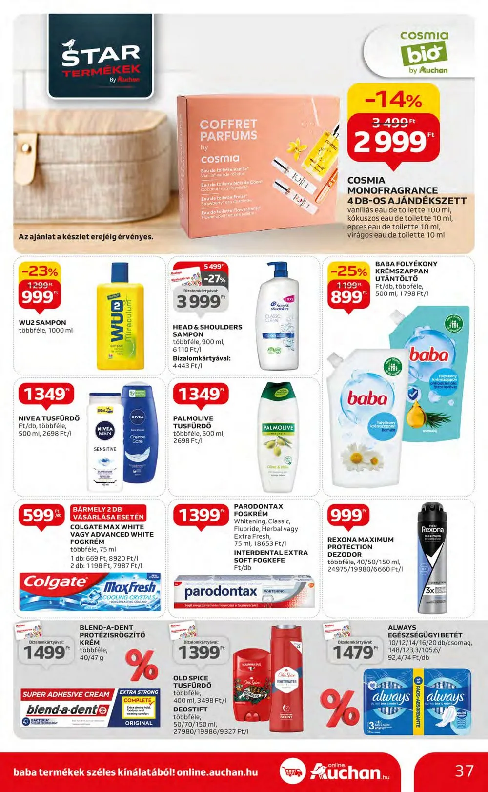Auchan akciós újság Hipermarket 11.23–11.29 – 37. oldal