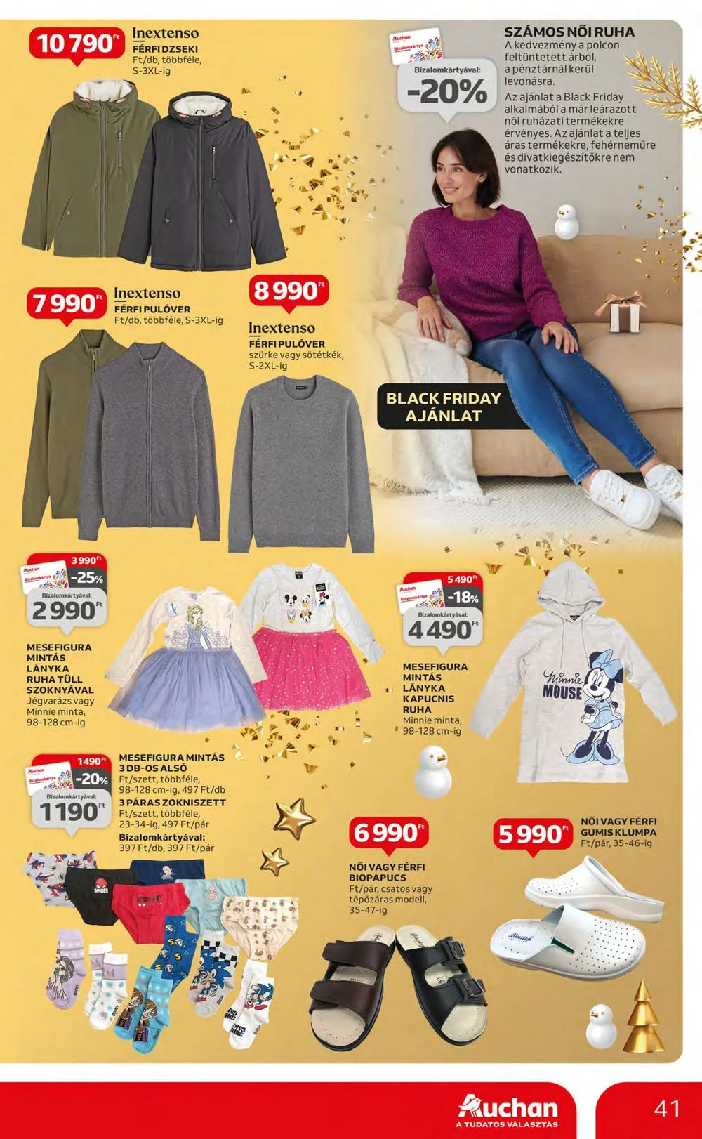 Auchan akciós újság Hipermarket 11.23–11.29 – 41. oldal
