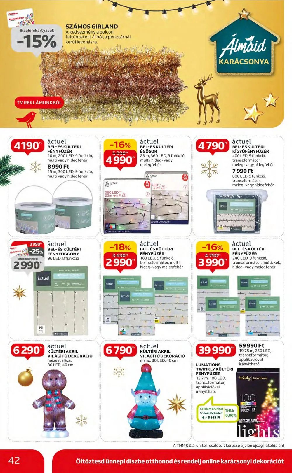 Auchan akciós újság Hipermarket 11.23–11.29 – 42. oldal