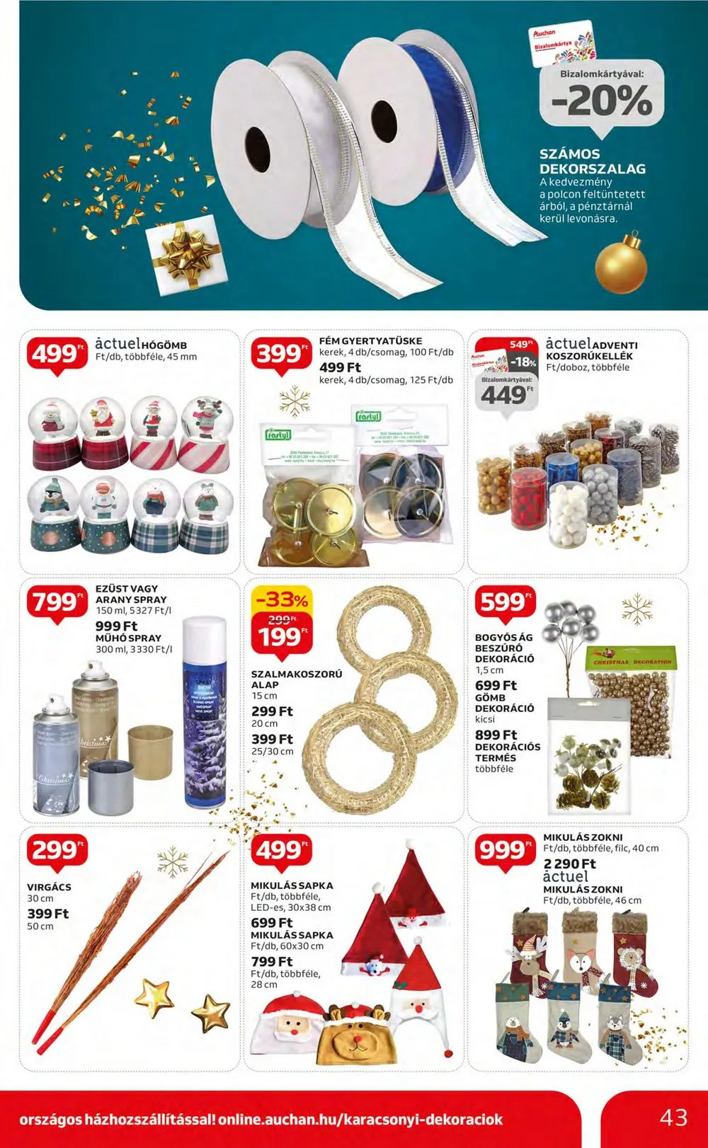 Auchan akciós újság Hipermarket 11.23–11.29 – 43. oldal