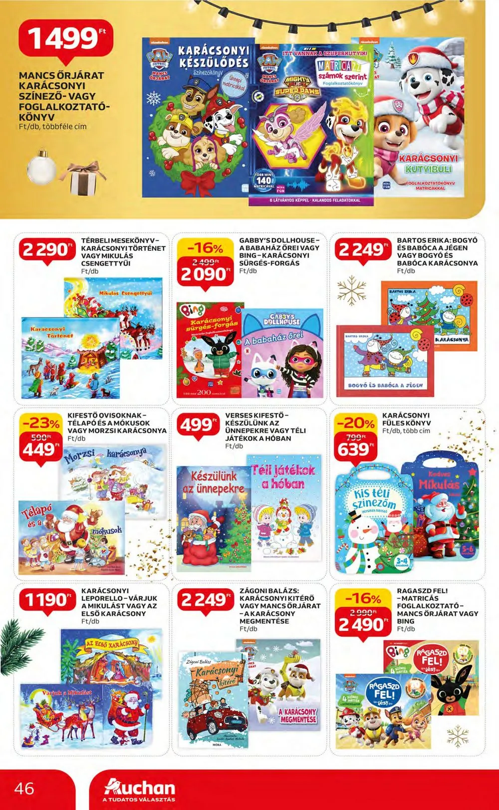 Auchan akciós újság Hipermarket 11.23–11.29 – 46. oldal