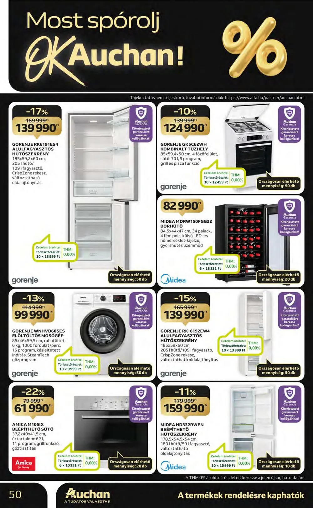 Auchan akciós újság Hipermarket 11.23–11.29 – 50. oldal