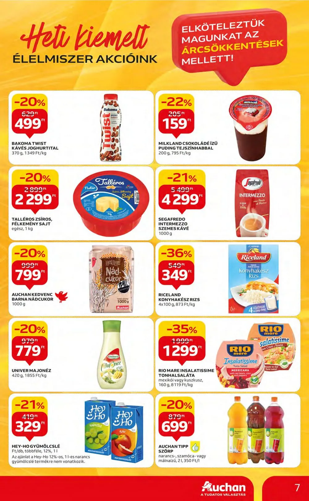 Auchan akciós újság Hipermarket 11.23–11.29 – 7. oldal