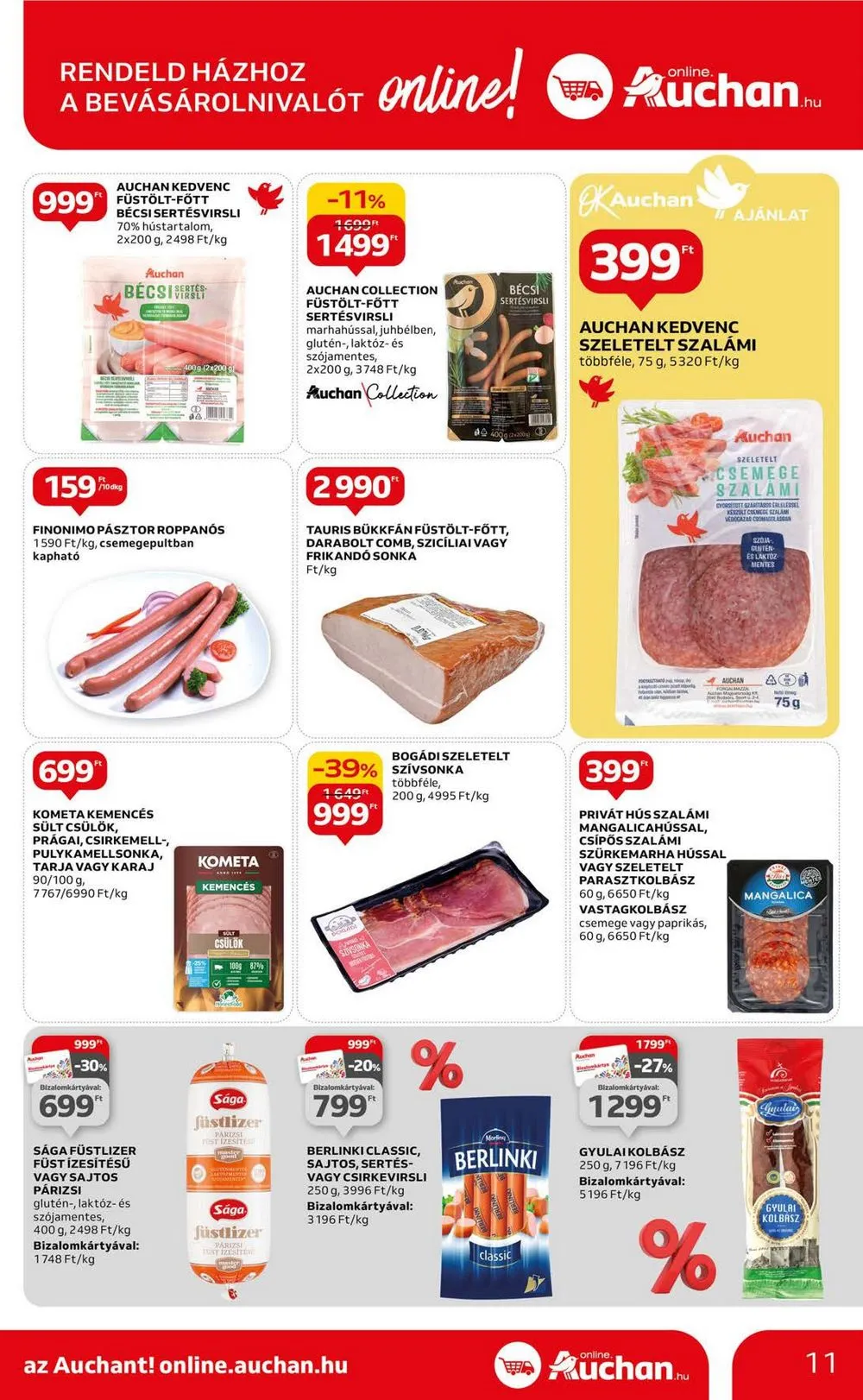Auchan akciós újság Hipermarket 11.30–12.06 – 11. oldal