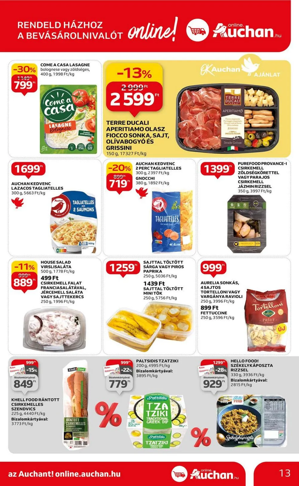 Auchan akciós újság Hipermarket 11.30–12.06 – 13. oldal