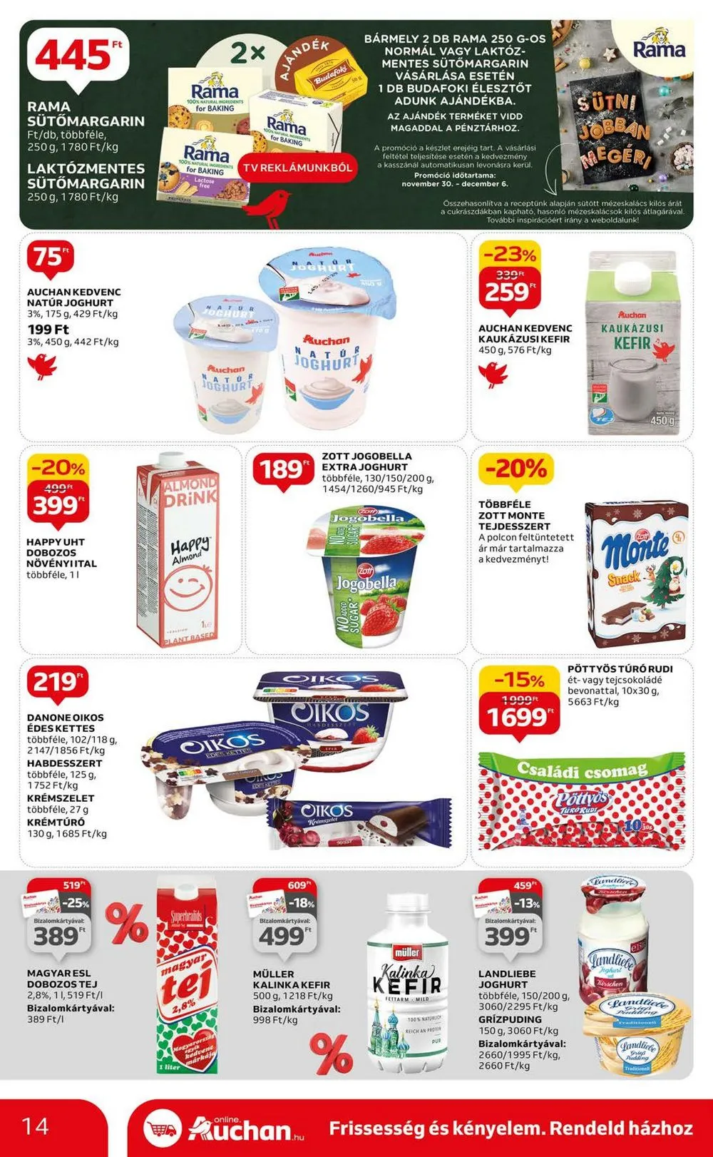 Auchan akciós újság Hipermarket 11.30–12.06 – 14. oldal
