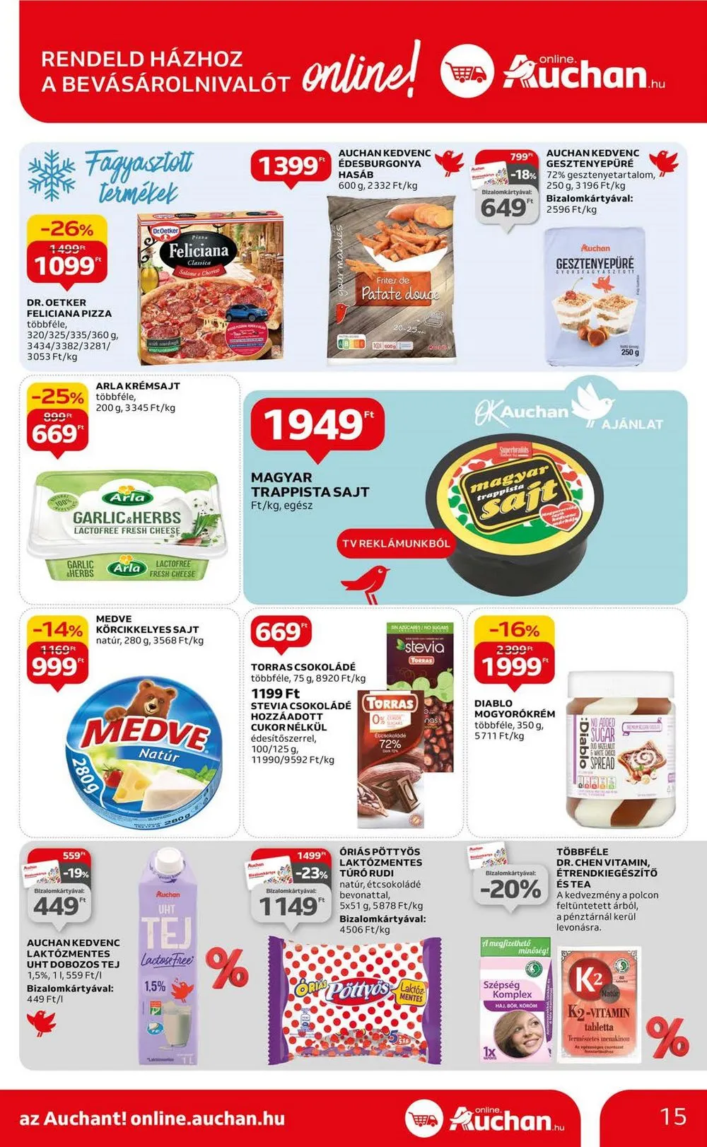 Auchan akciós újság Hipermarket 11.30–12.06 – 15. oldal