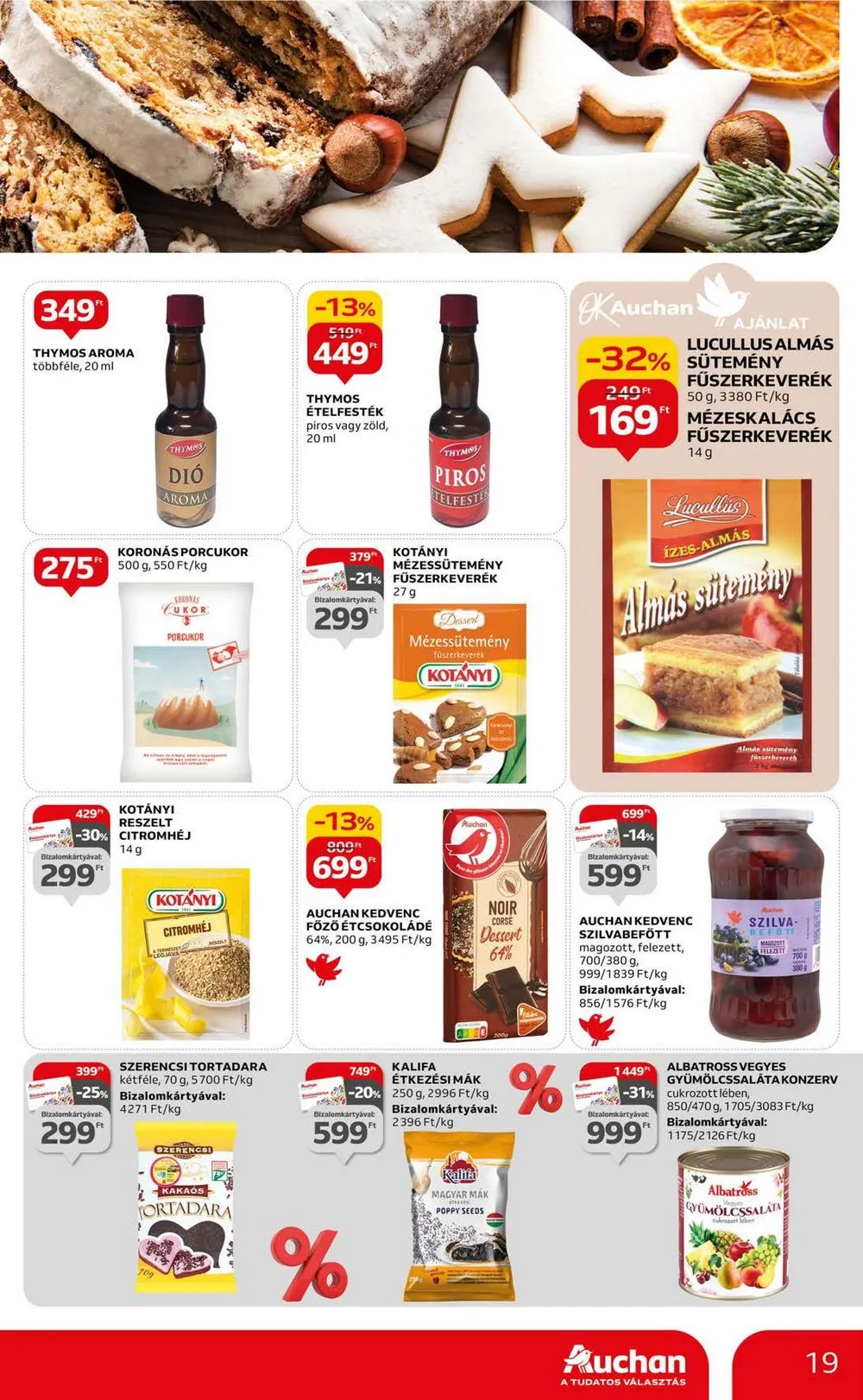 Auchan akciós újság Hipermarket 11.30–12.06 – 19. oldal
