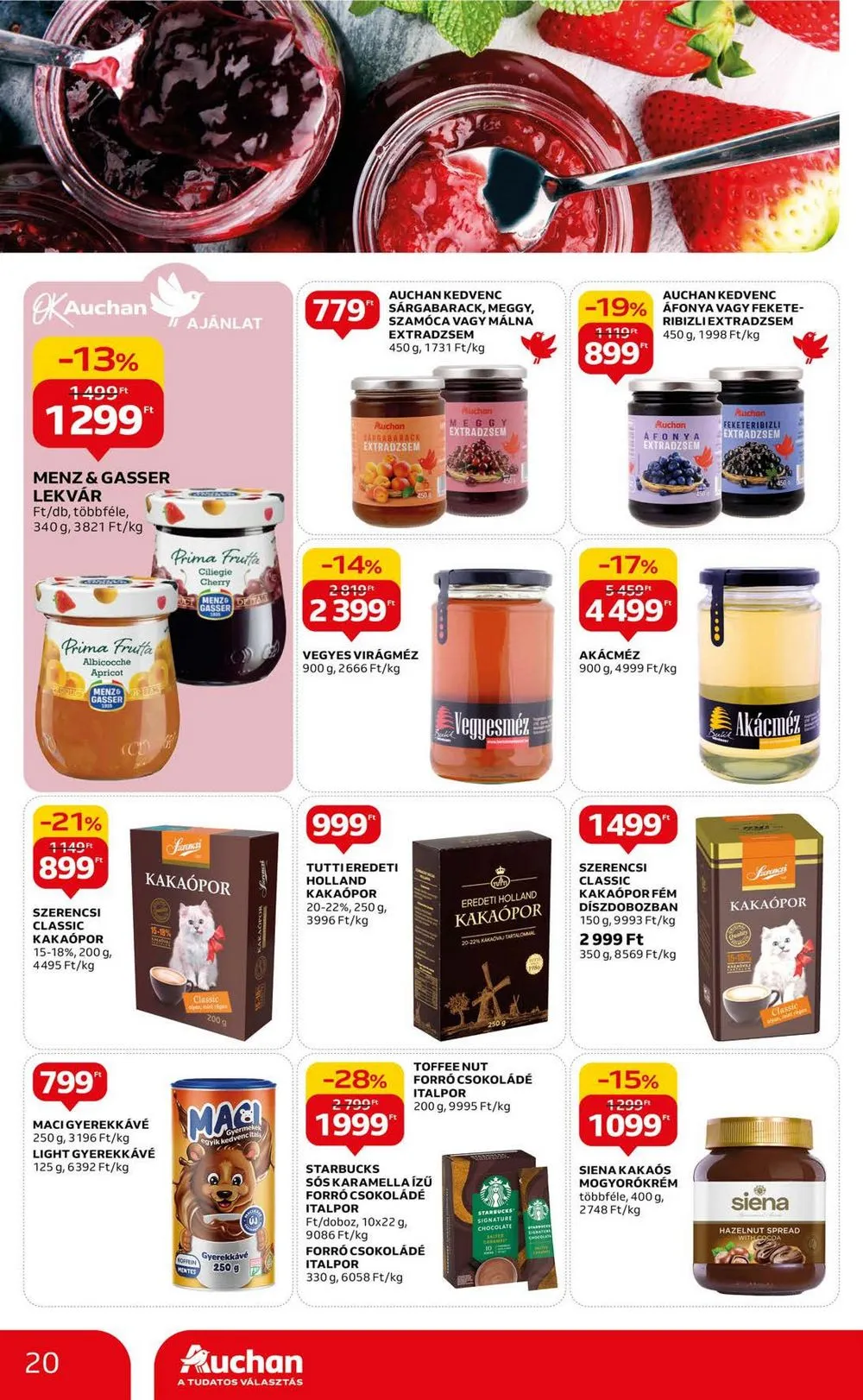 Auchan akciós újság Hipermarket 11.30–12.06 – 20. oldal