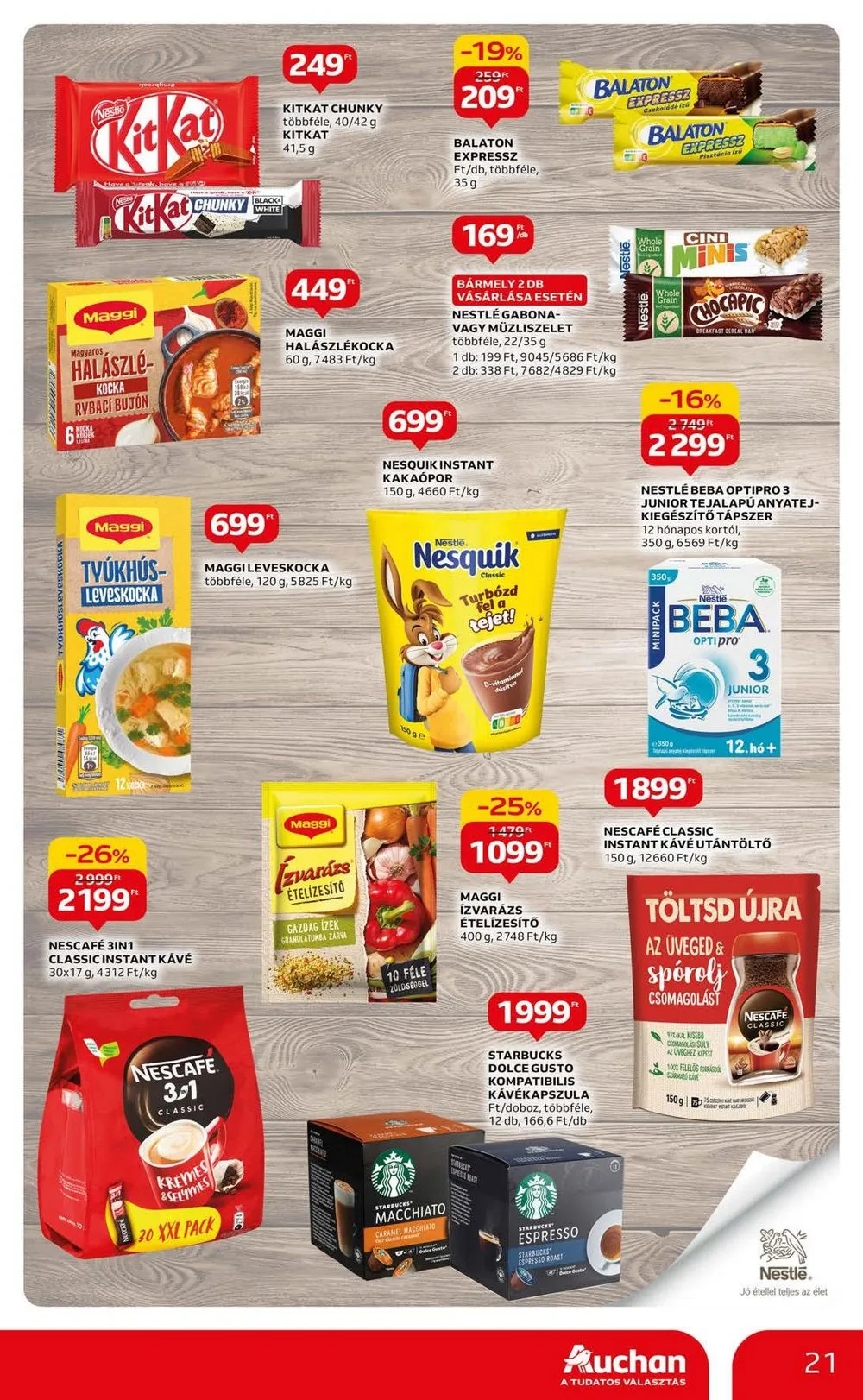 Auchan akciós újság Hipermarket 11.30–12.06 – 21. oldal