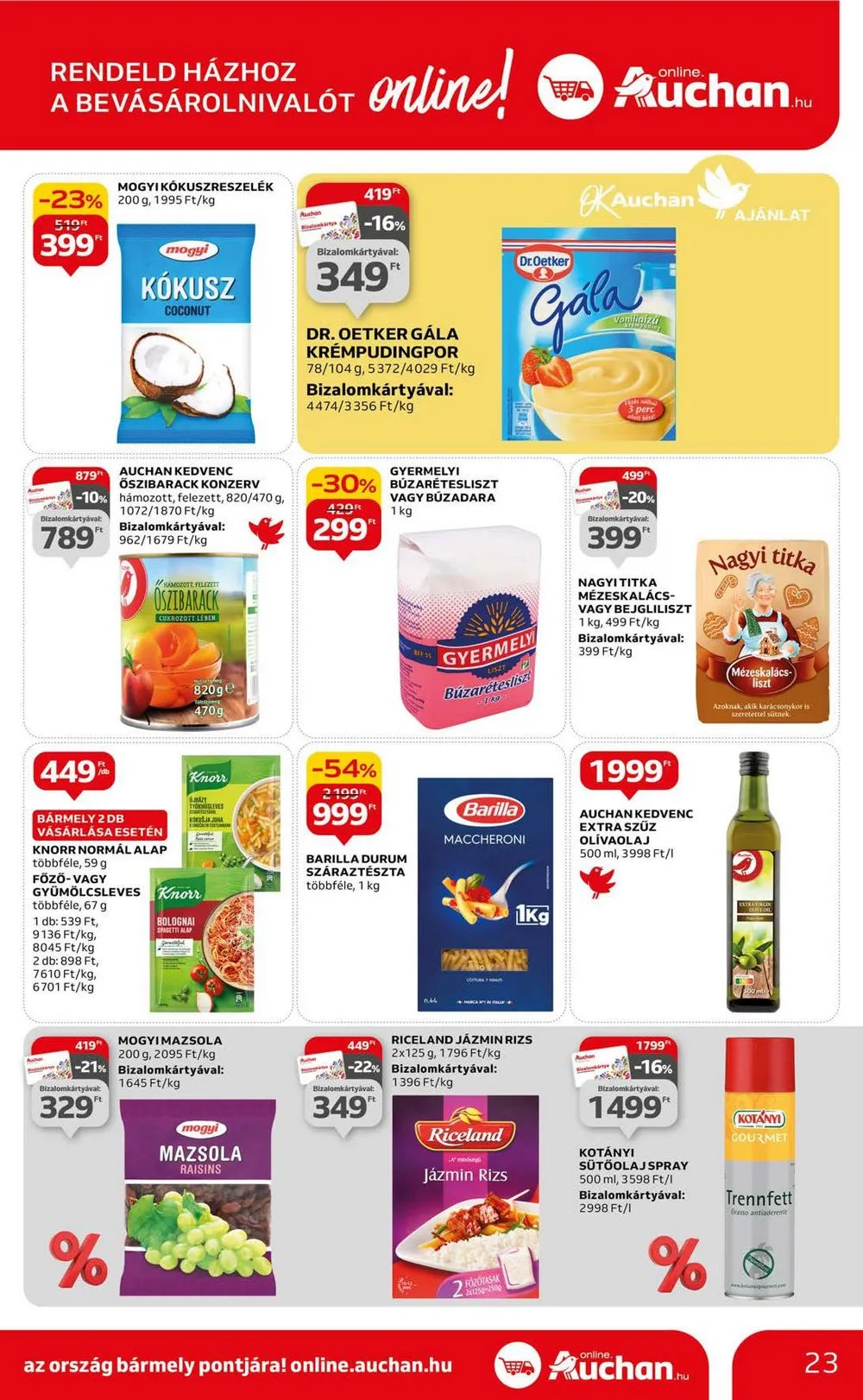 Auchan akciós újság Hipermarket 11.30–12.06 – 23. oldal