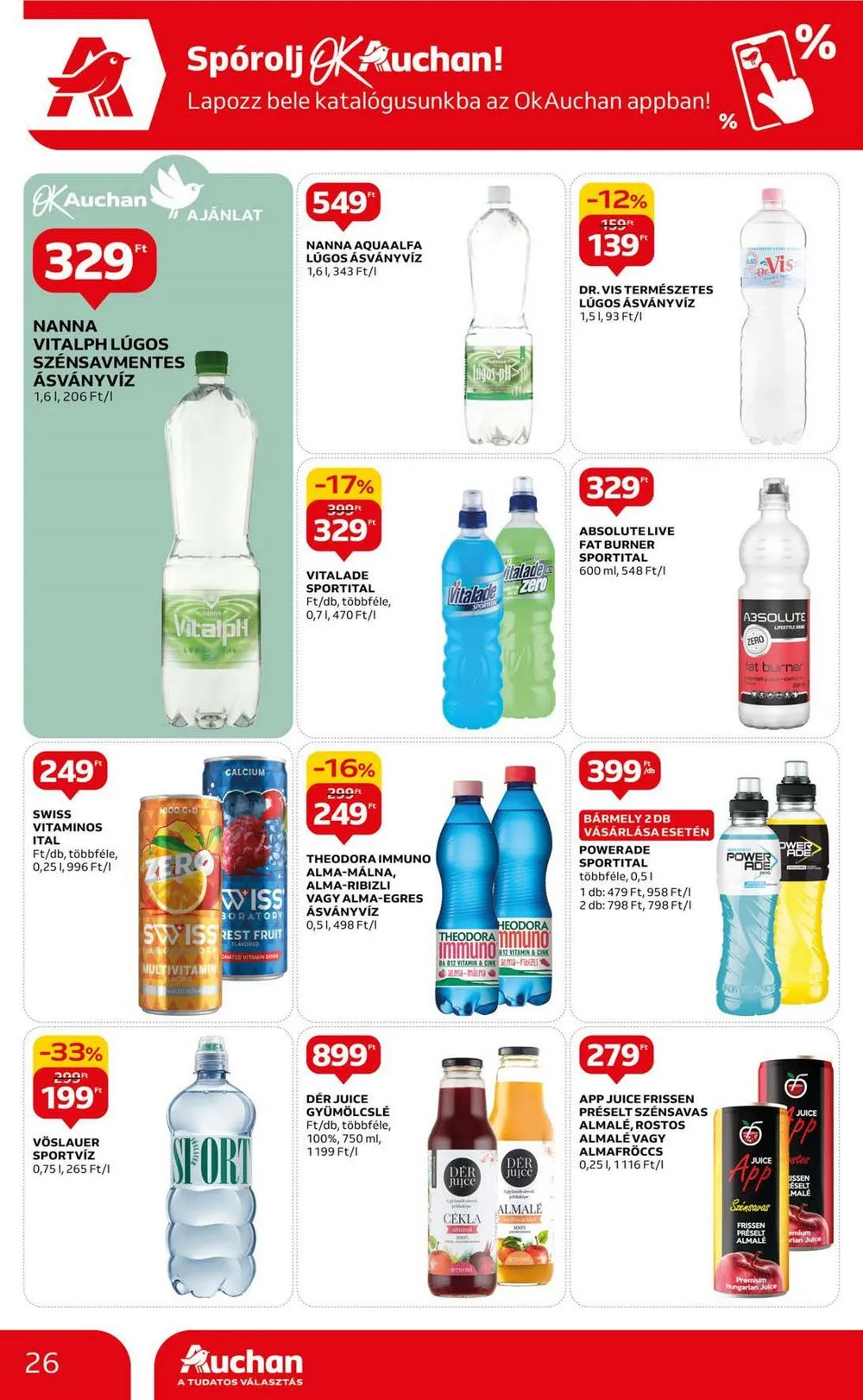 Auchan akciós újság Hipermarket 11.30–12.06 – 26. oldal