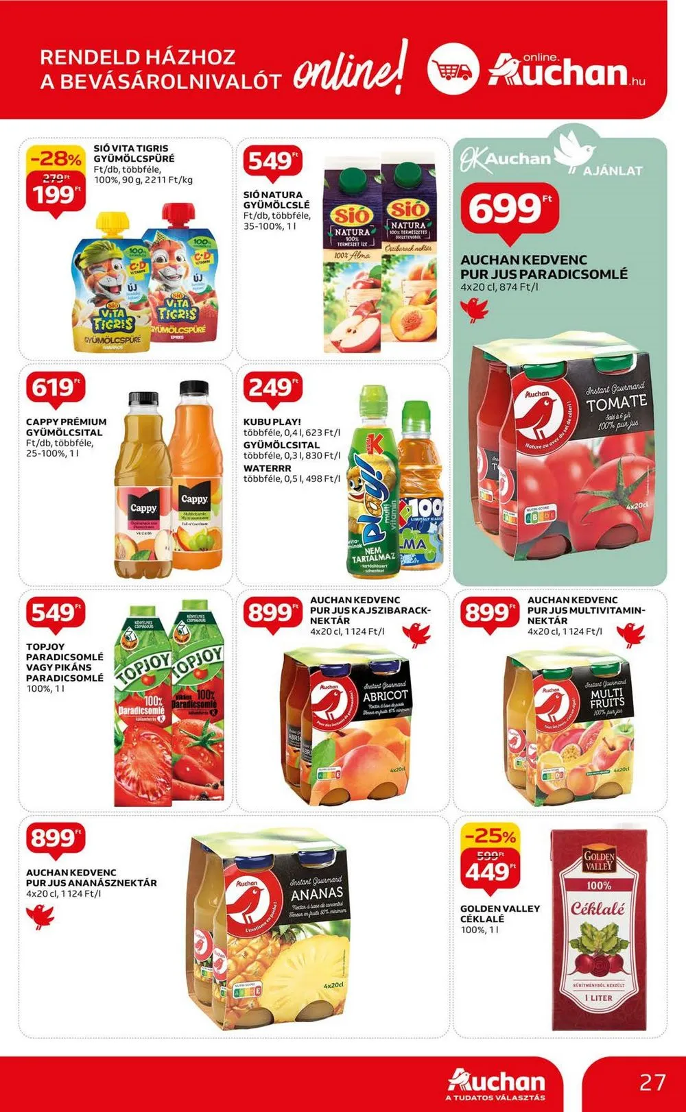 Auchan akciós újság Hipermarket 11.30–12.06 – 27. oldal