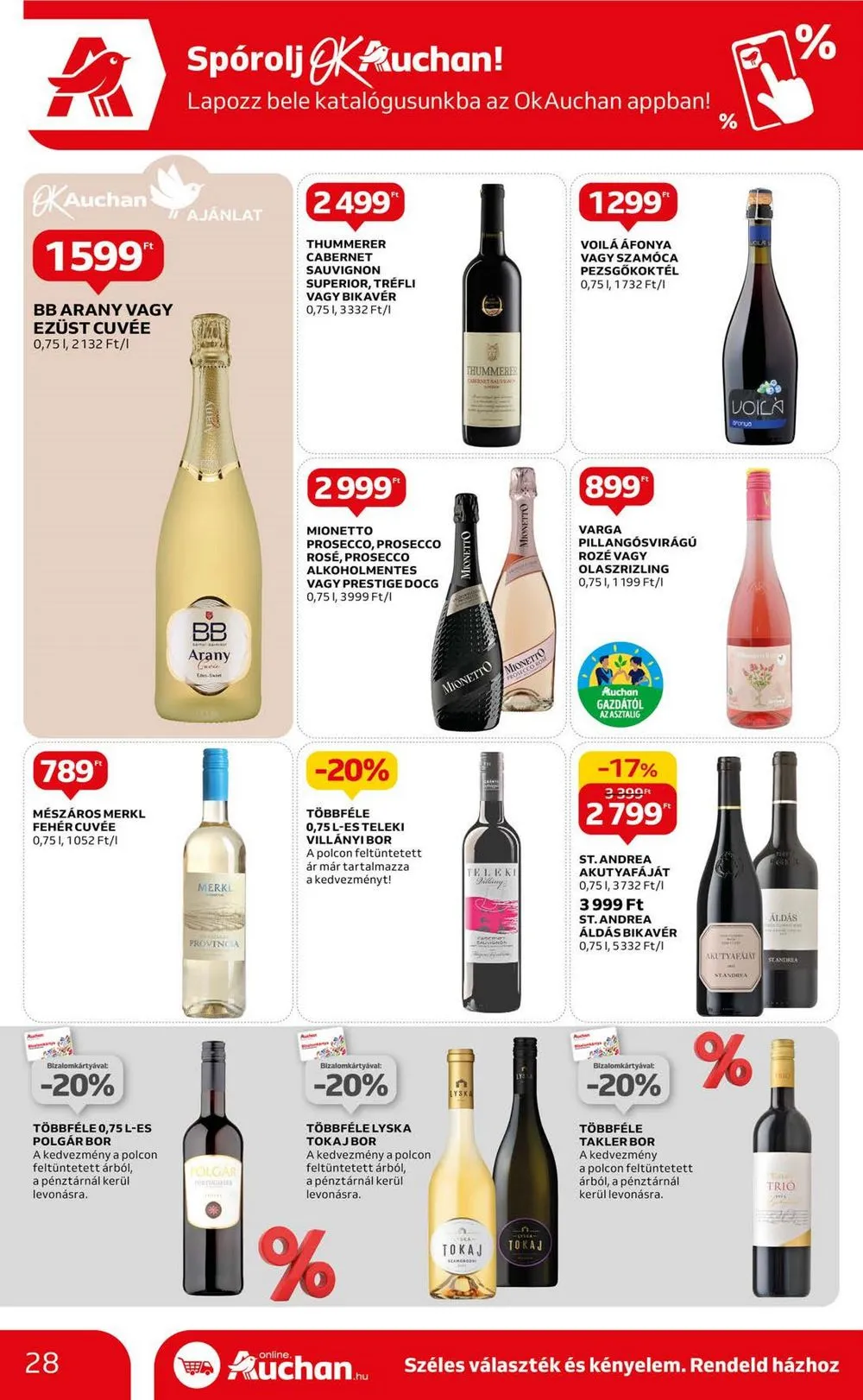 Auchan akciós újság Hipermarket 11.30–12.06 – 28. oldal