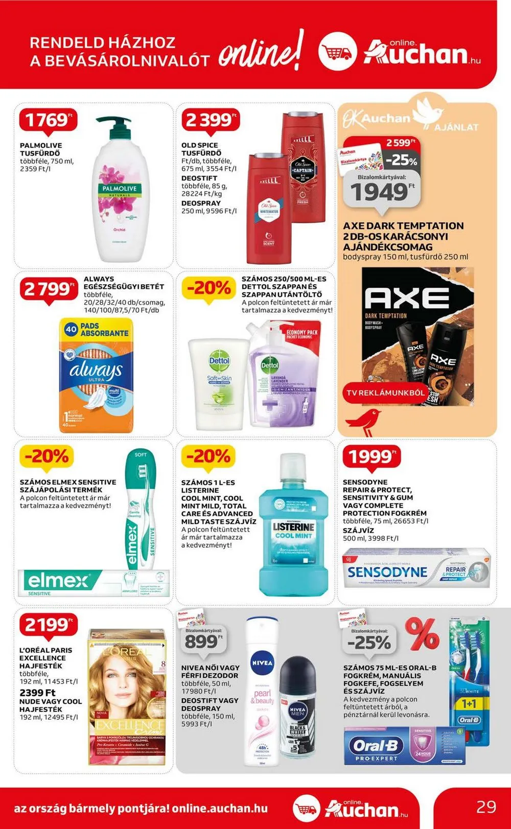 Auchan akciós újság Hipermarket 11.30–12.06 – 29. oldal