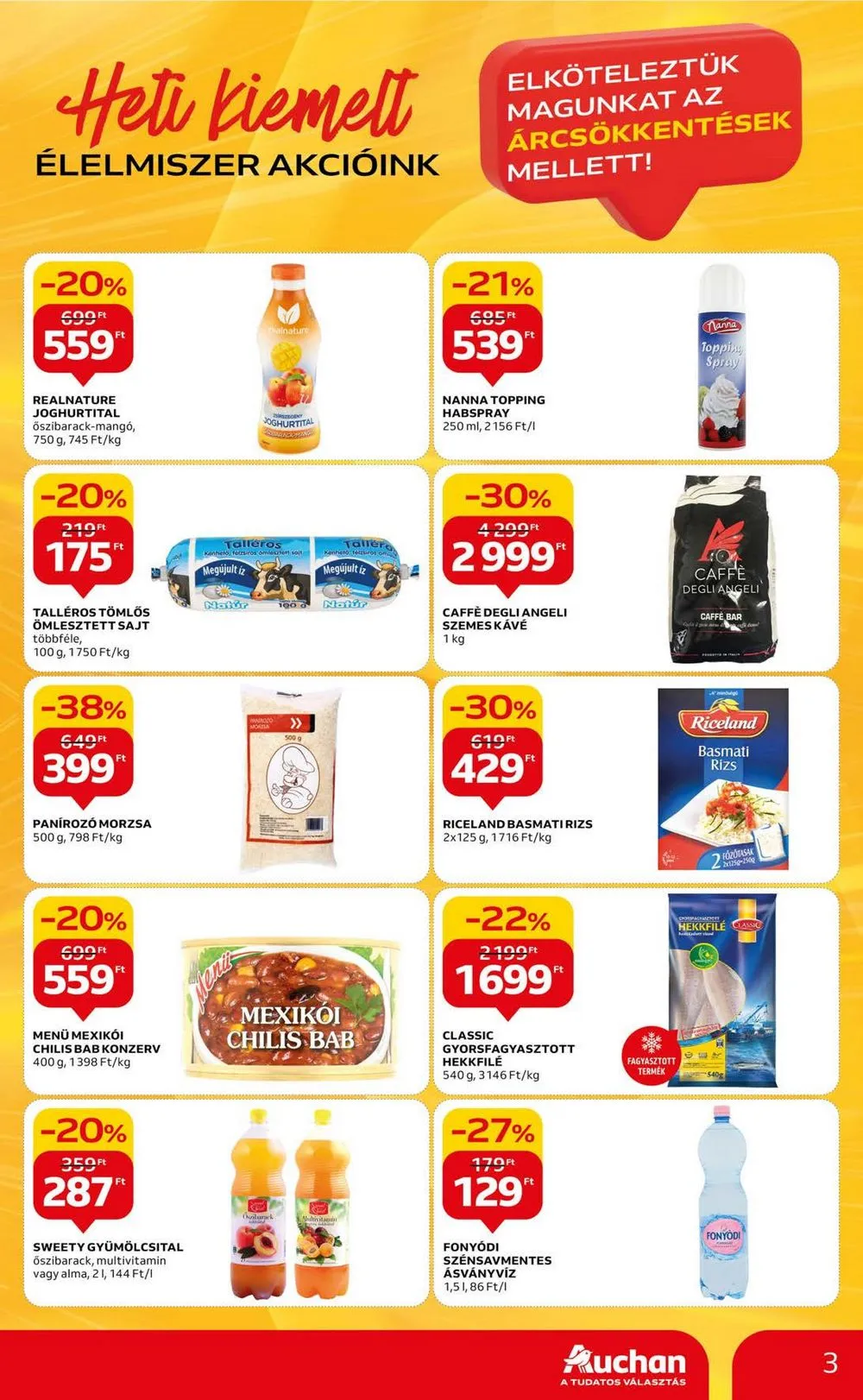Auchan akciós újság Hipermarket 11.30–12.06 – 3. oldal